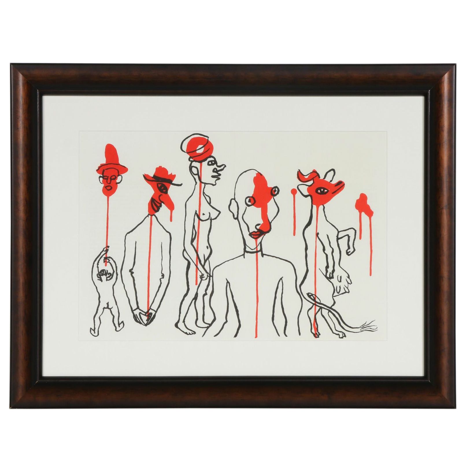 Alexander Calder Double-Page Color Lithograph for "Derrière le Miroir", 1966