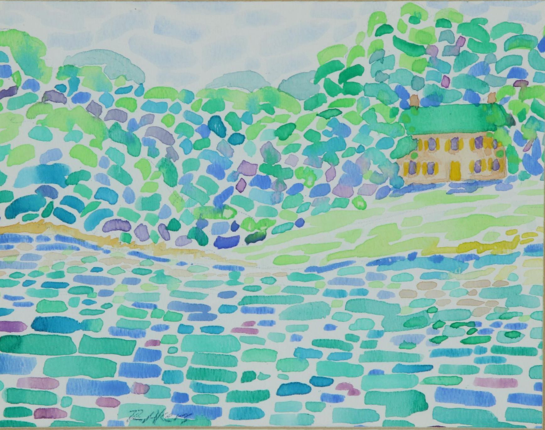 Rick Akers Landscape Watercolor Painting