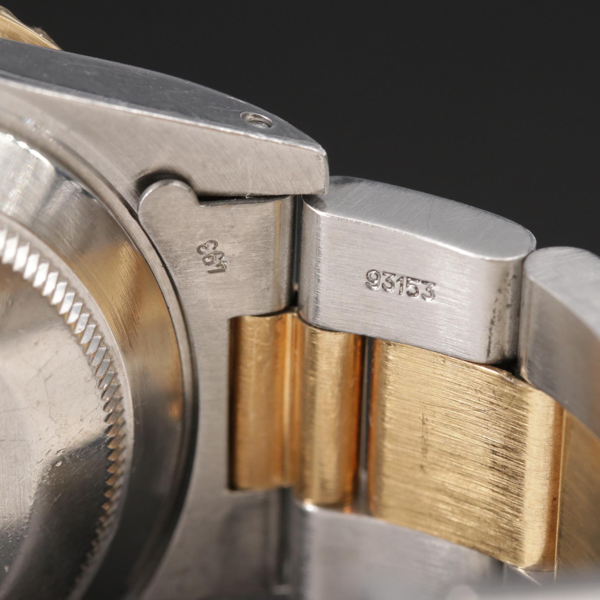 Rolex Submariner 16803 18K Gold and Stainless Steel Automatic Watch