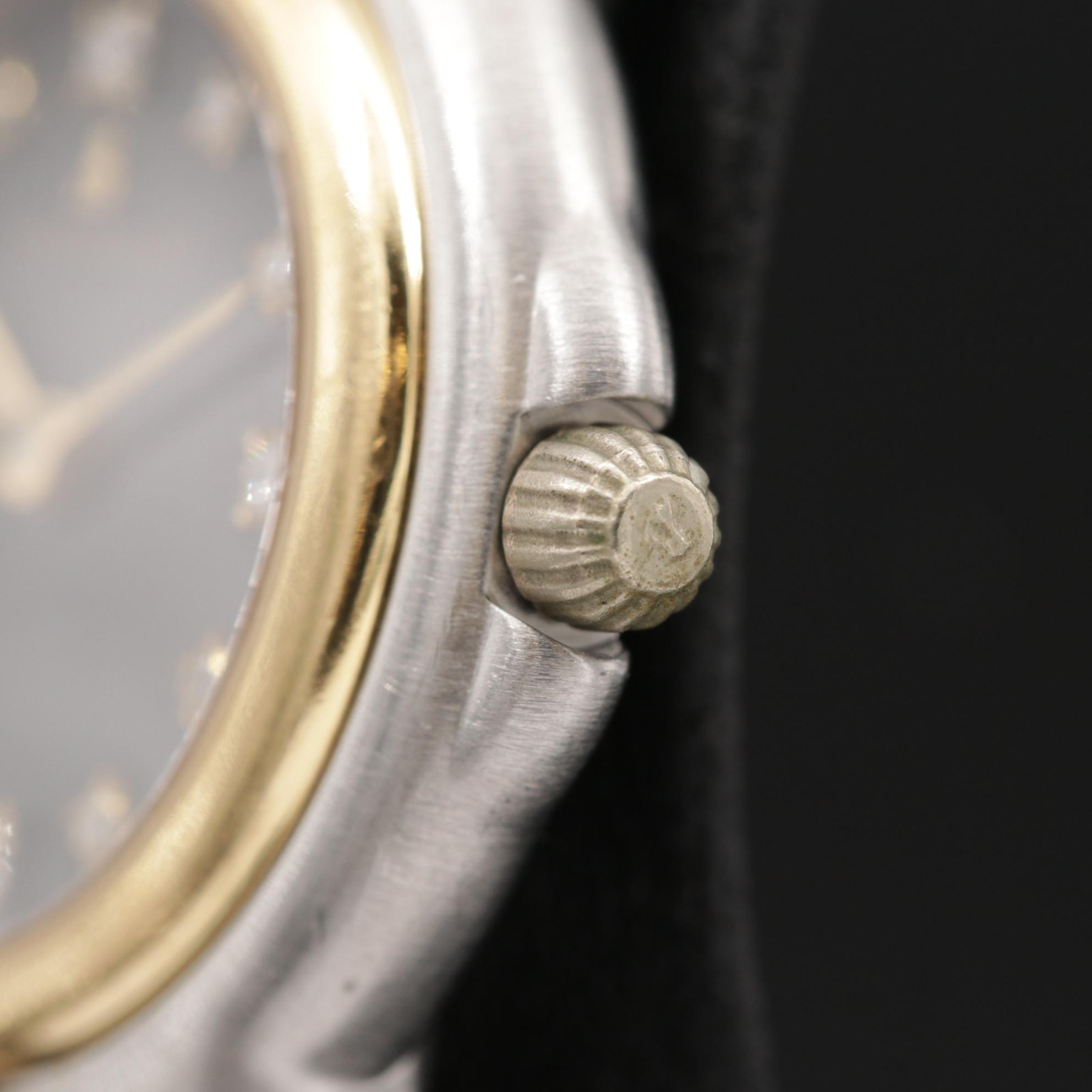 Bertolucci Pulchra 18K Gold and Stainless Steel Diamond Accented Watch