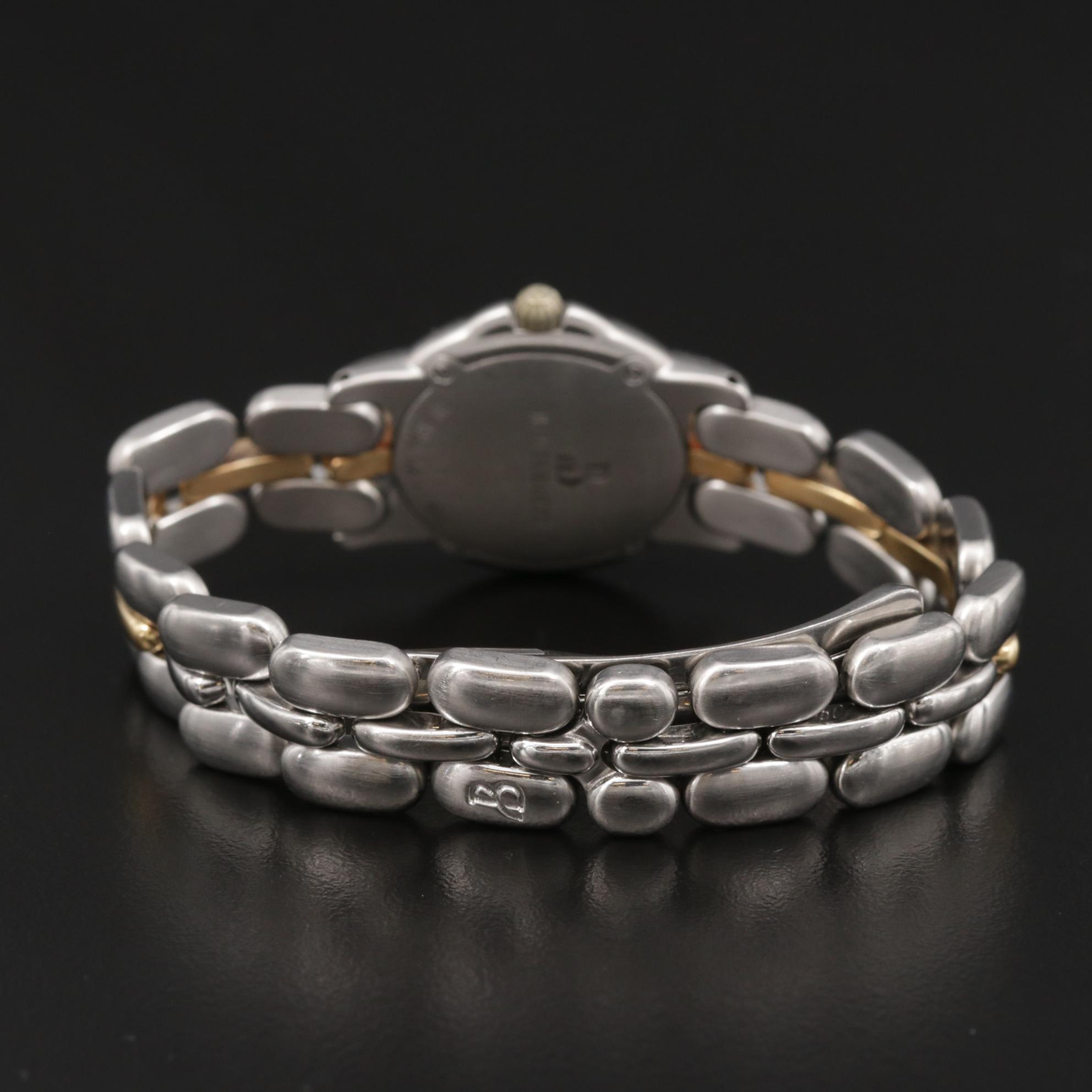 Bertolucci Pulchra 18K Gold and Stainless Steel Diamond Accented Watch