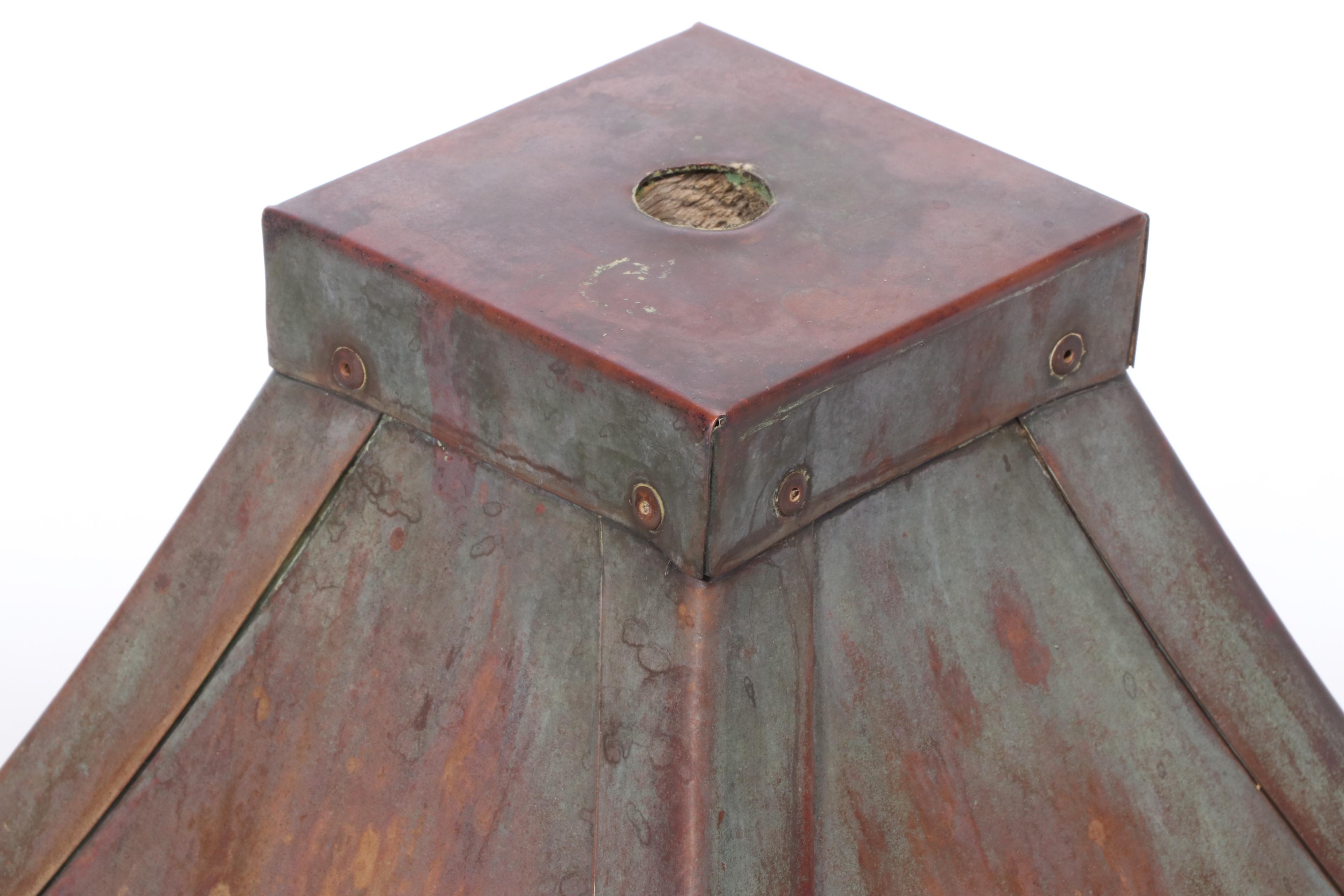 Copper-Mounted and White-Painted Wood Architectural Cupola