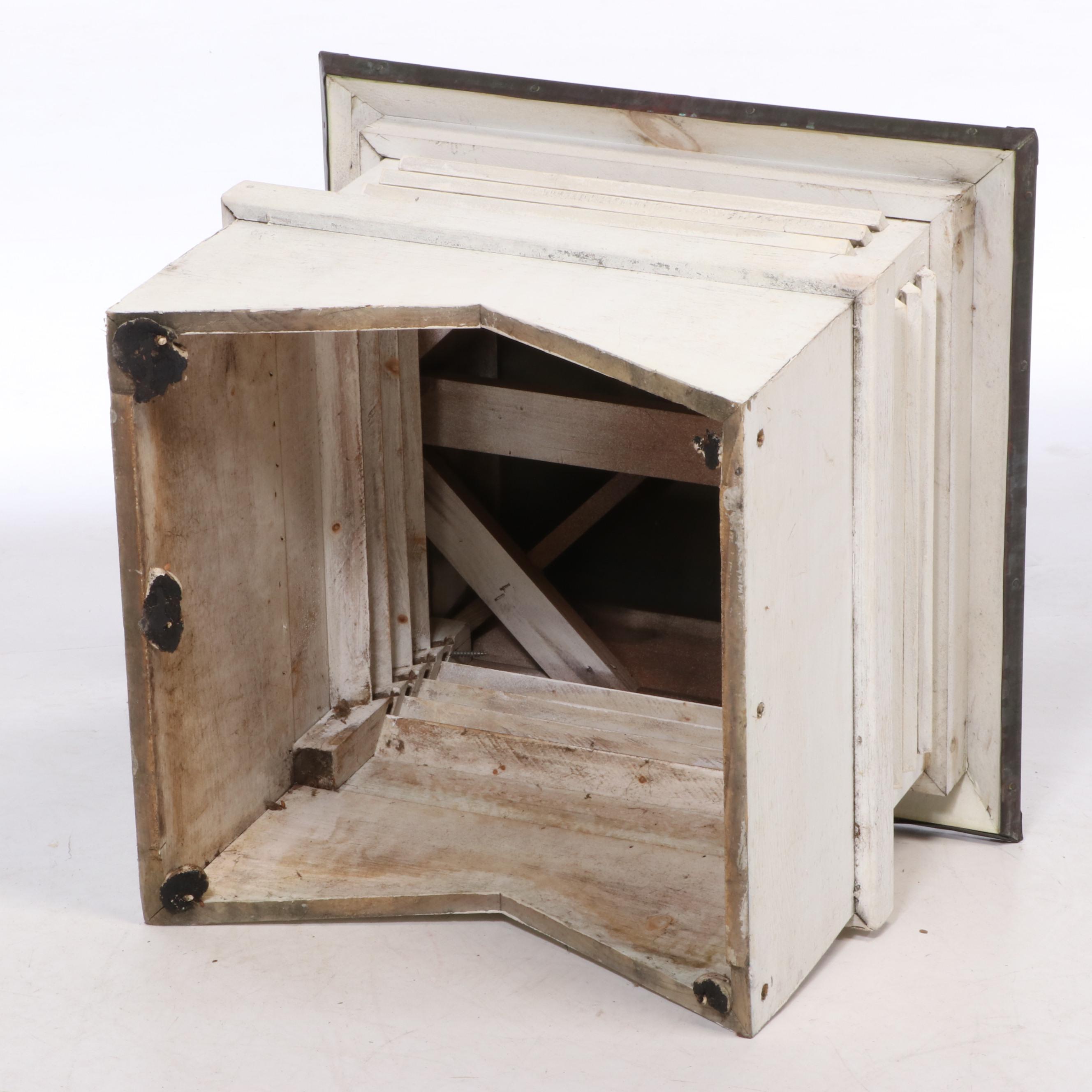 Copper-Mounted and White-Painted Wood Architectural Cupola