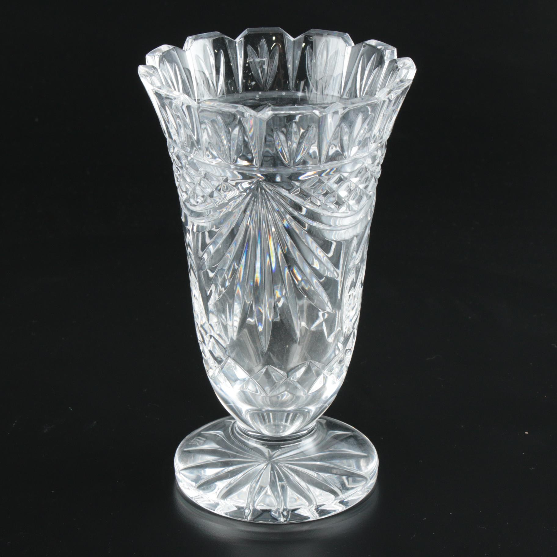 Waterford Crystal "Penrose" Vase and Centerpiece Bowl