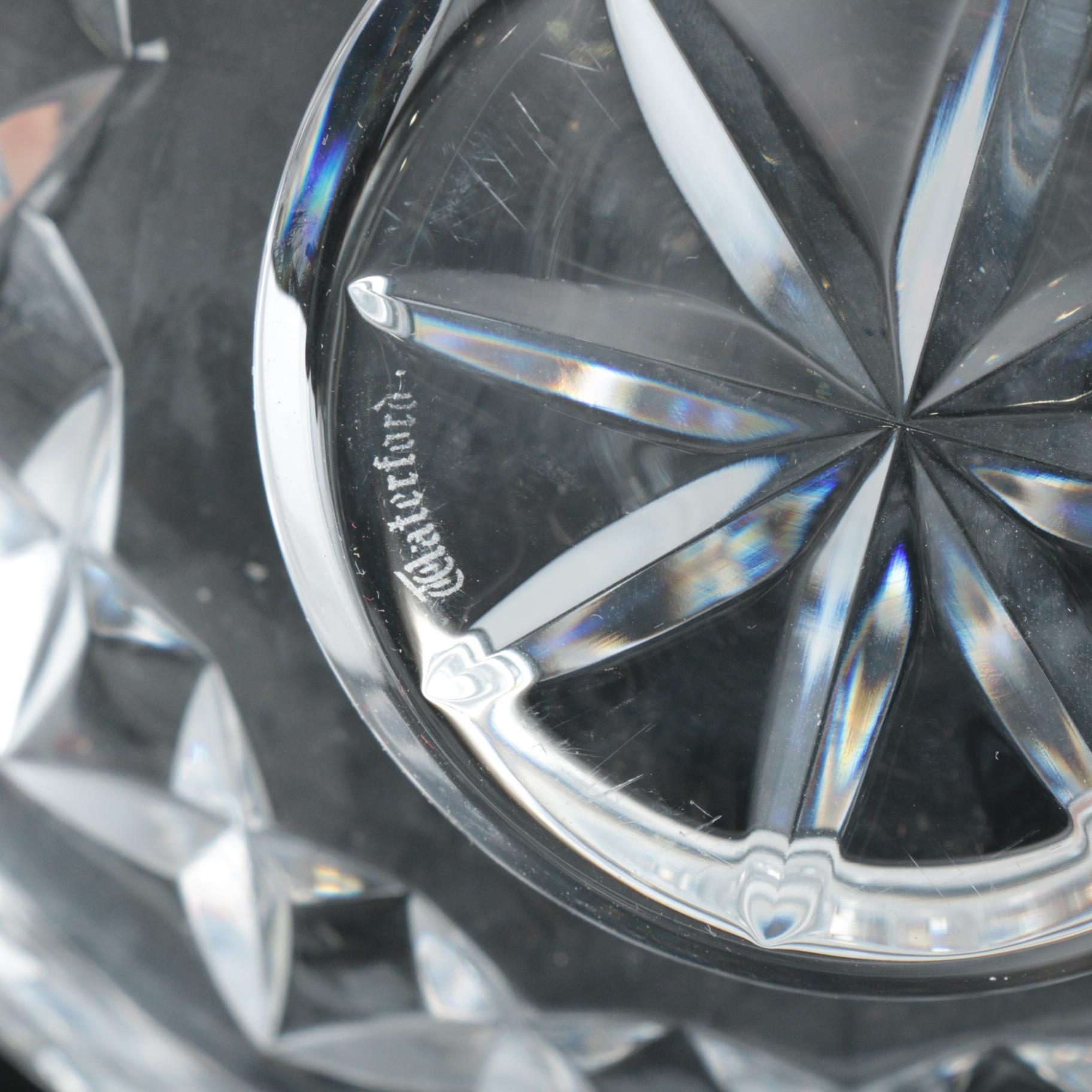 Waterford Crystal "Penrose" Vase and Centerpiece Bowl