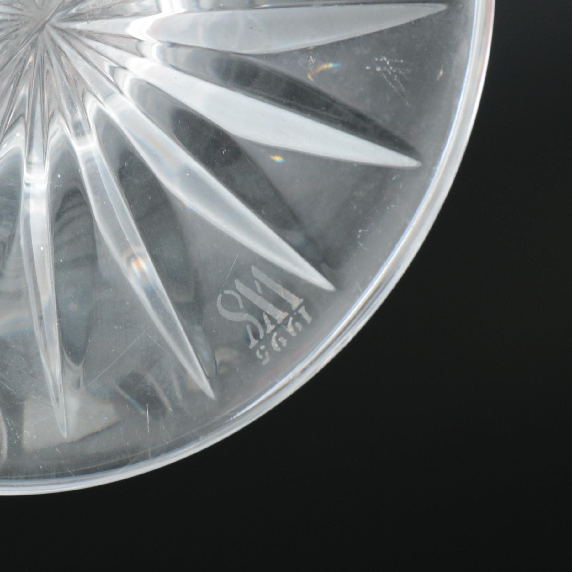 Waterford Crystal "Penrose" Vase and Centerpiece Bowl