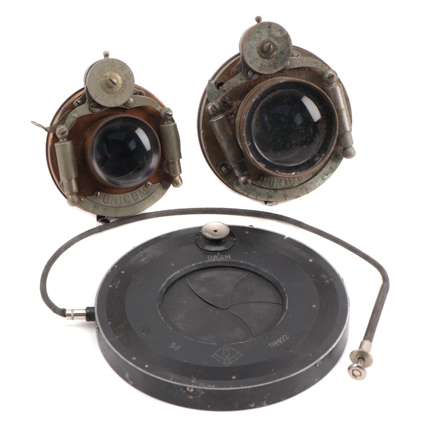 Bausch and Lomb Unicum Lenses, circa 1897