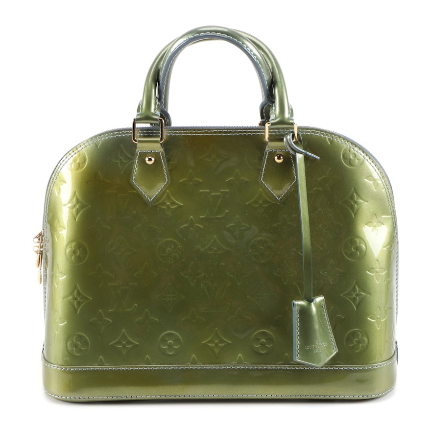 Louis Vuitton Alma PM Bag in Monogram Vernis