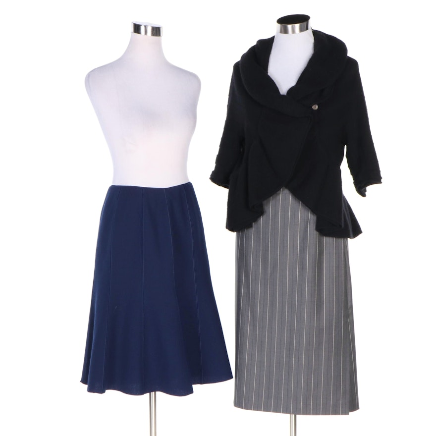 Escada, Lafayette 148 New York and Autumn Cashmere Sweater Jacket and Skirts