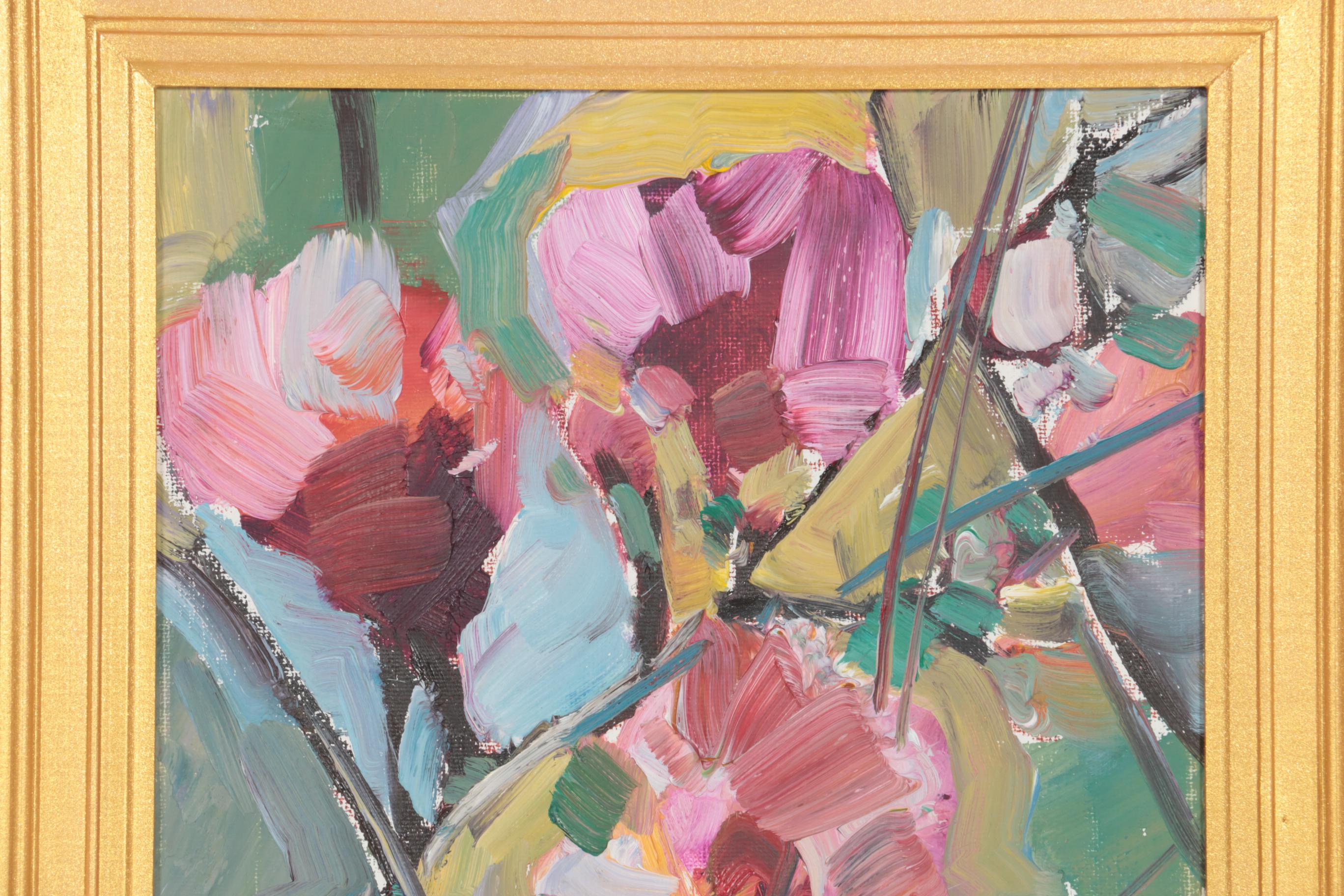 Jose Trujillo Oil Painting "Cherry Blossoms", 2019