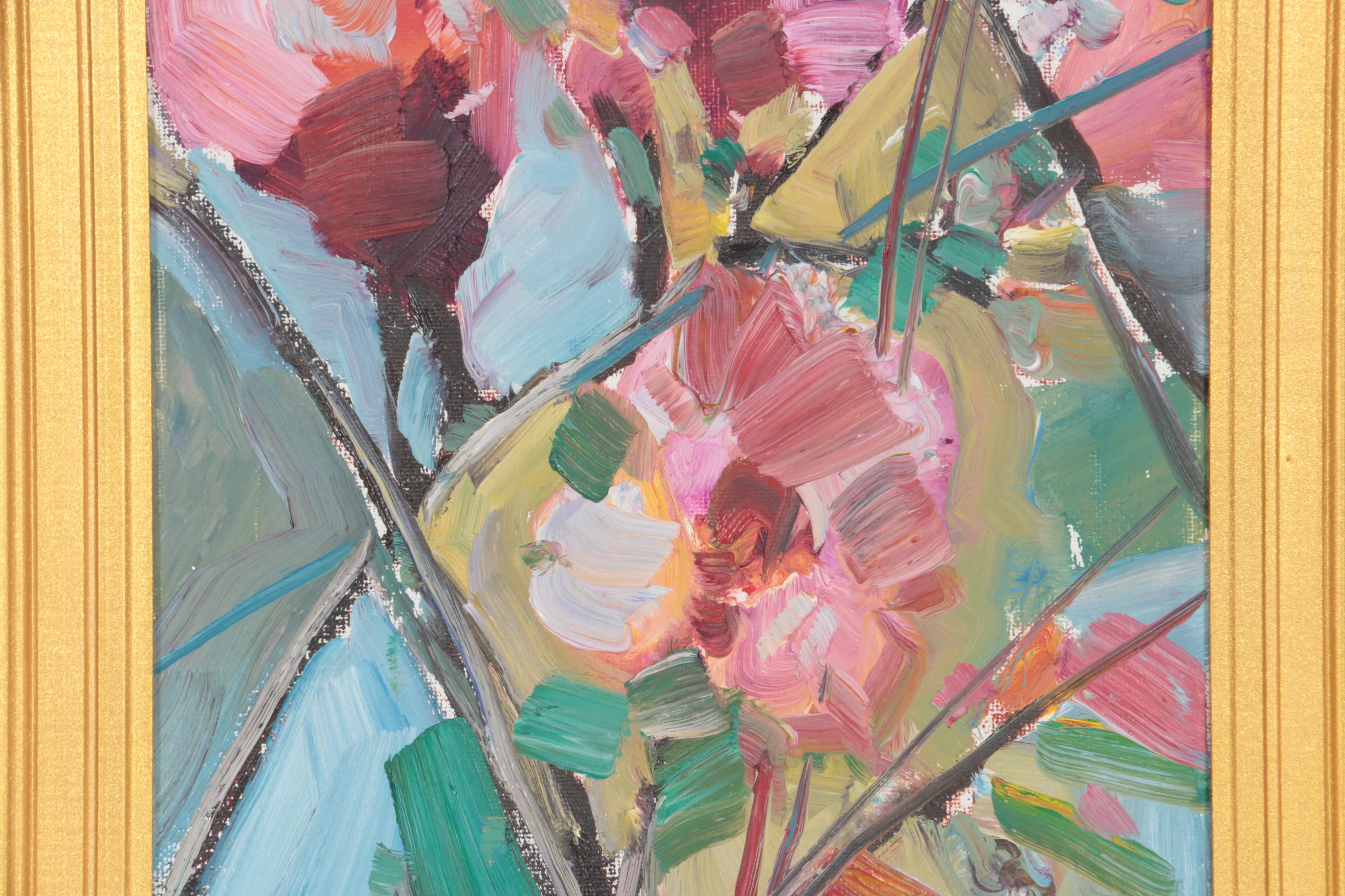 Jose Trujillo Oil Painting "Cherry Blossoms", 2019