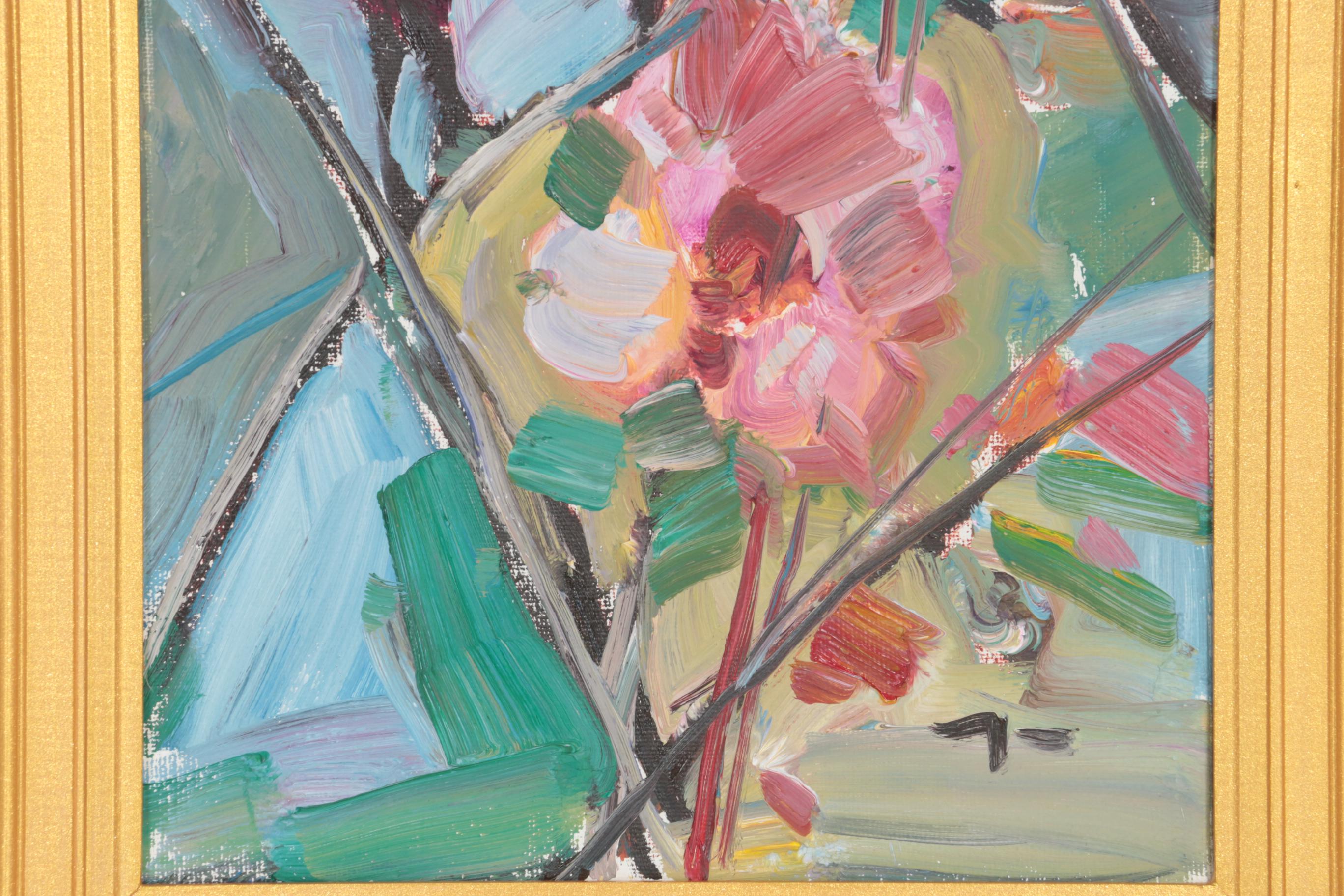 Jose Trujillo Oil Painting "Cherry Blossoms", 2019