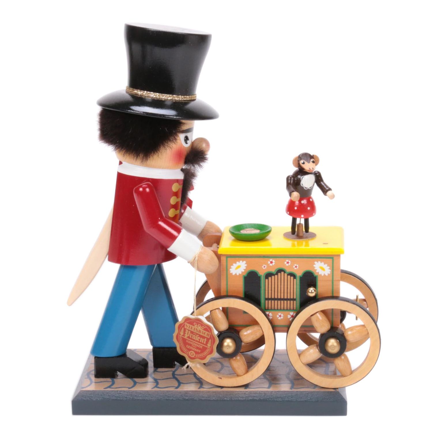 Steinbach "Berlin Organ Grinder" Hand-Crafted German Nutcracker