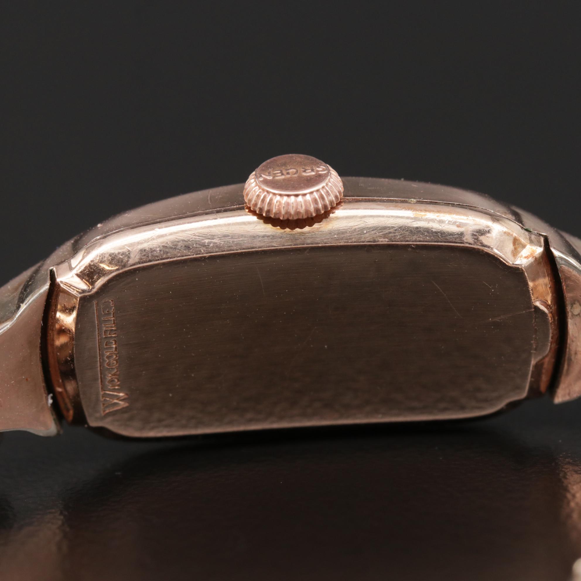 10K Gold Filled Gruen Veri-Thin and Curvex Watches, Vintage