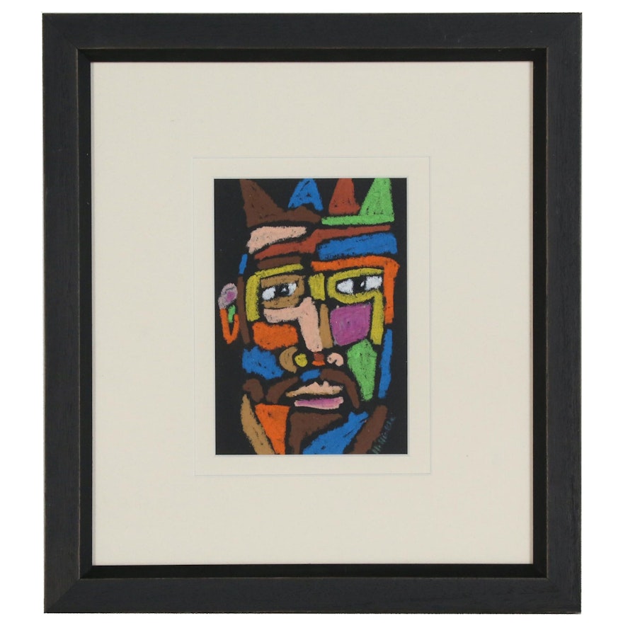 Holly Hinkle Abstract Portrait of Male Figure