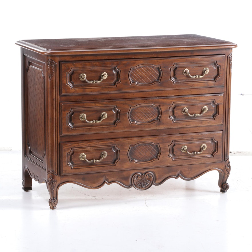 Louis XV Style Oak Chest of Drawers, Late 20th Century