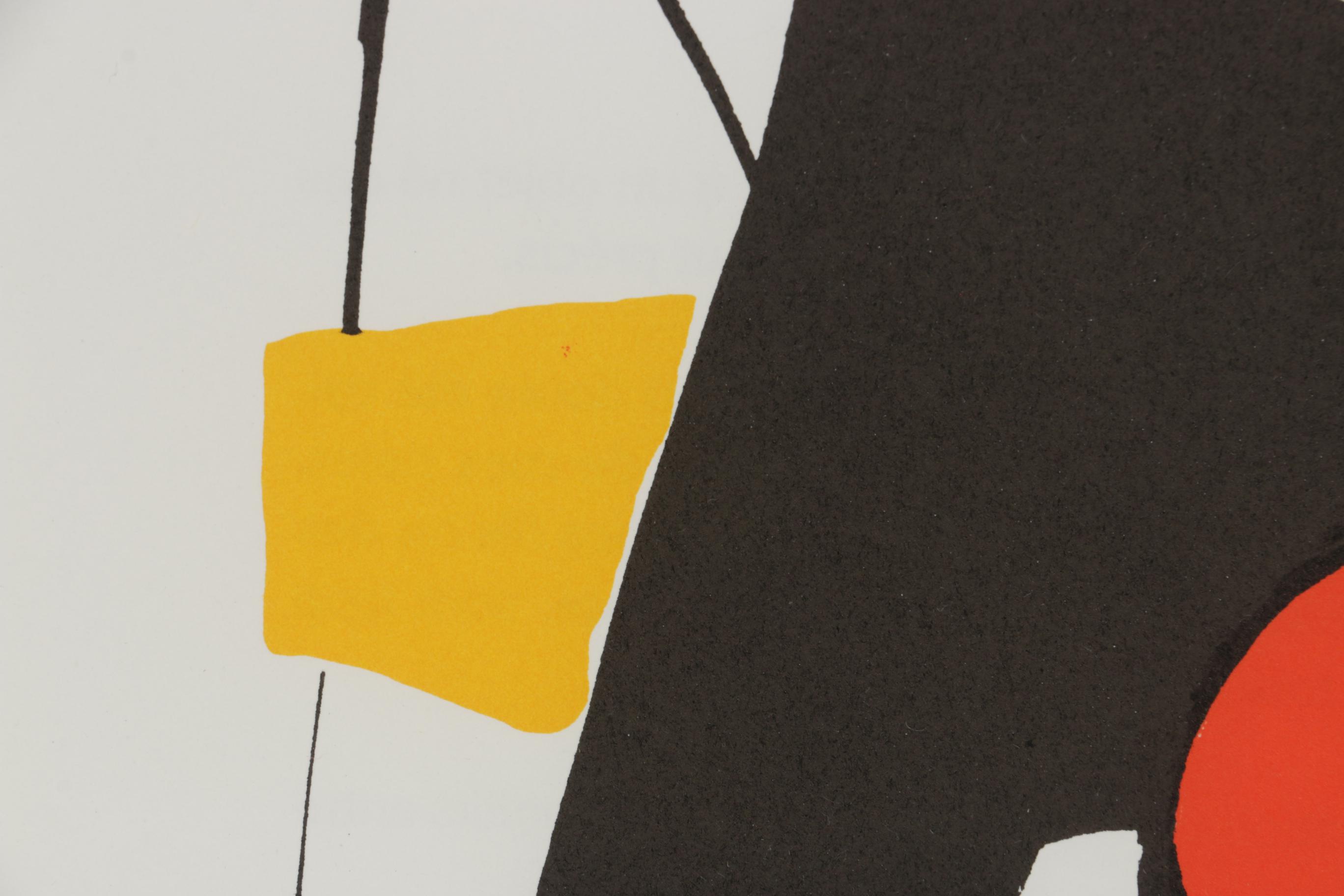Alexander Calder Color Lithograph for "Derrière le Miroir", 1976
