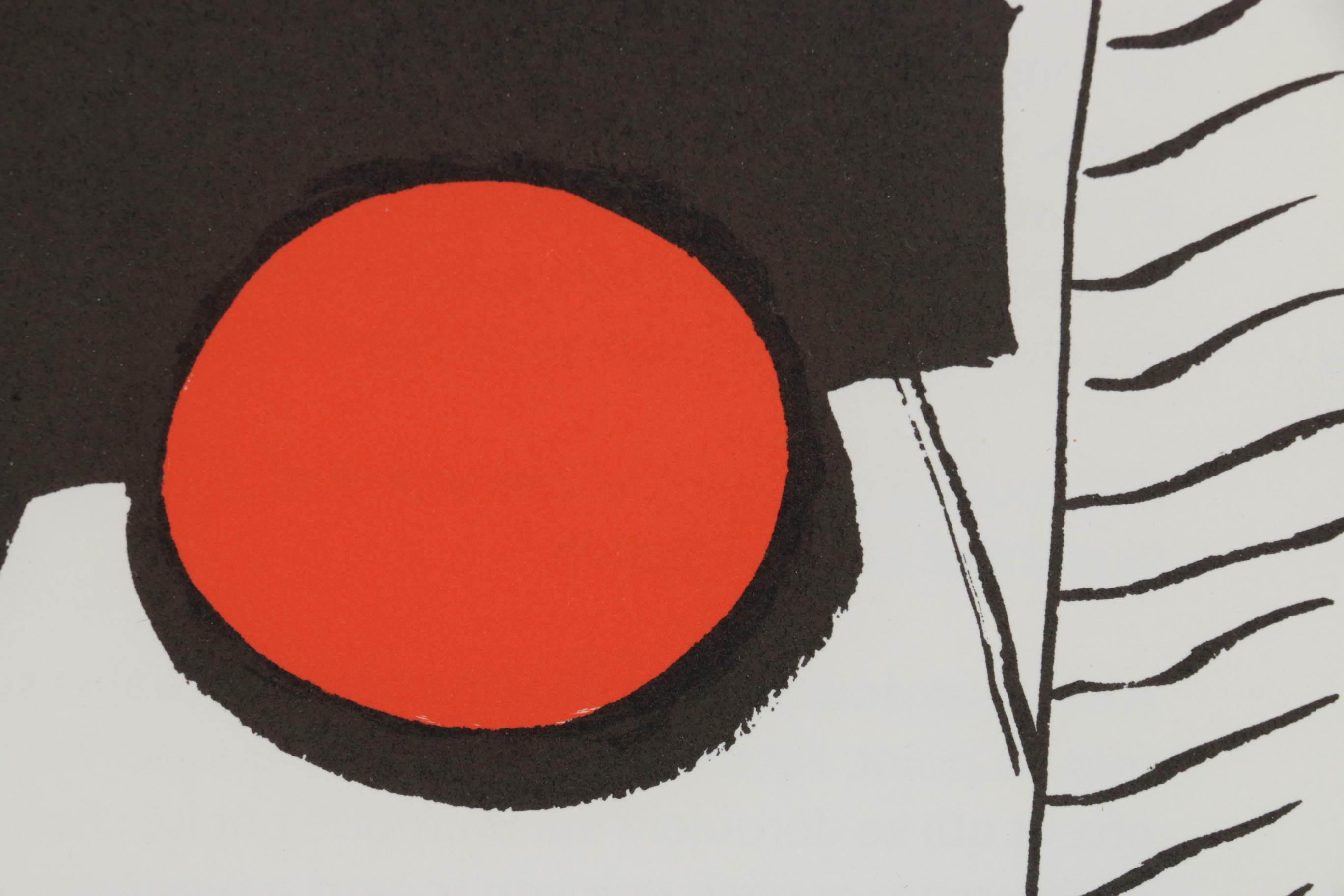 Alexander Calder Color Lithograph for "Derrière le Miroir", 1976