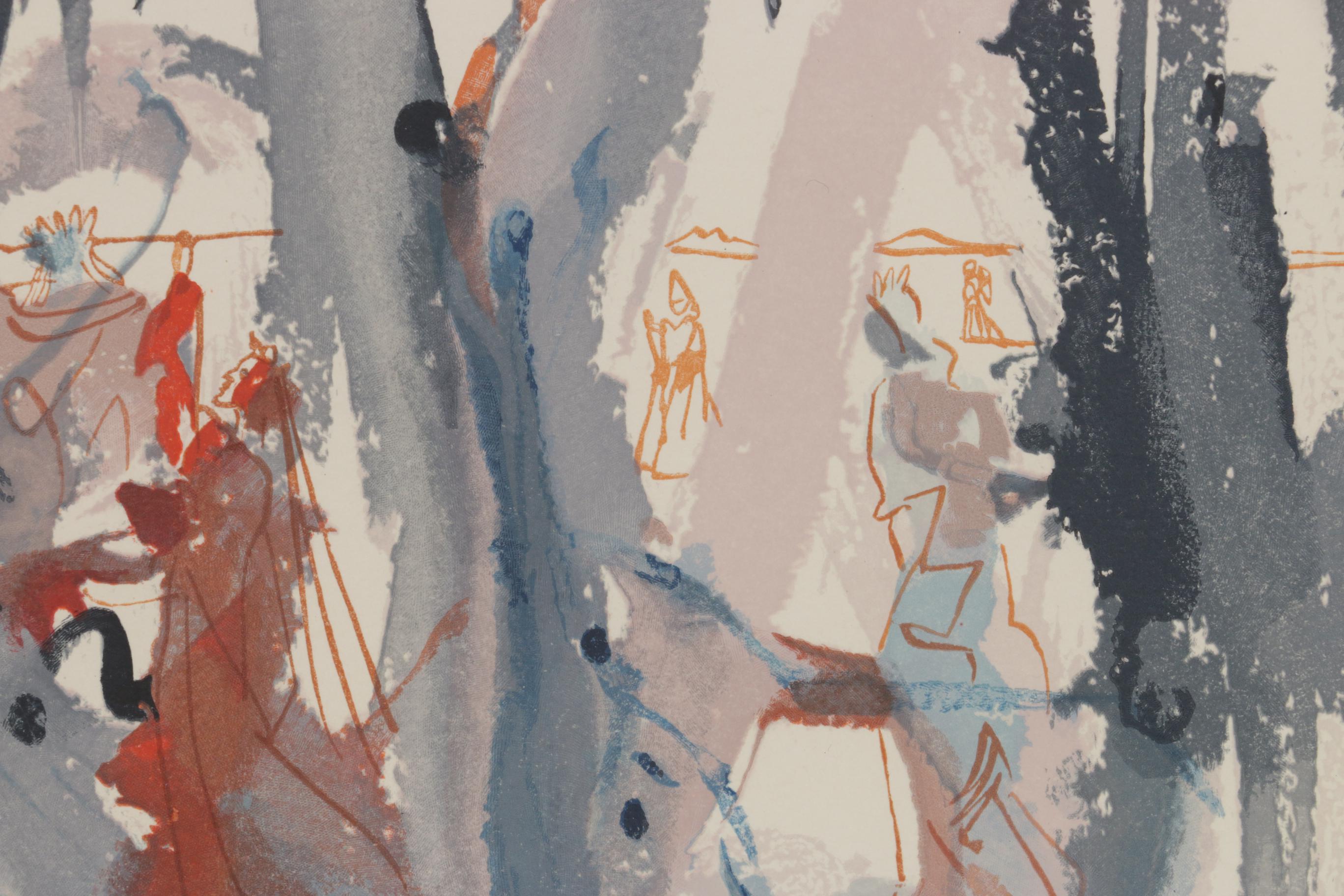 Salvador Dalí Wood Engraving "Heaven Canto 13: Thus Was Earth Created"