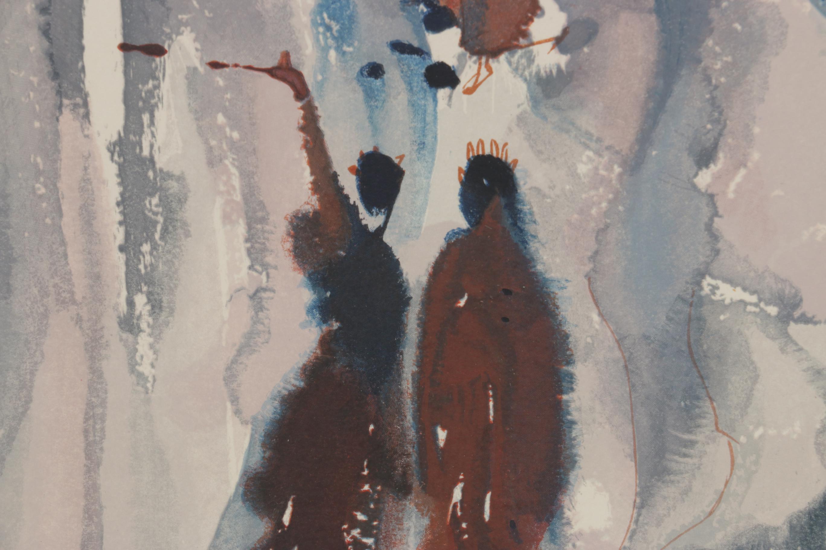 Salvador Dalí Wood Engraving "Heaven Canto 13: Thus Was Earth Created"