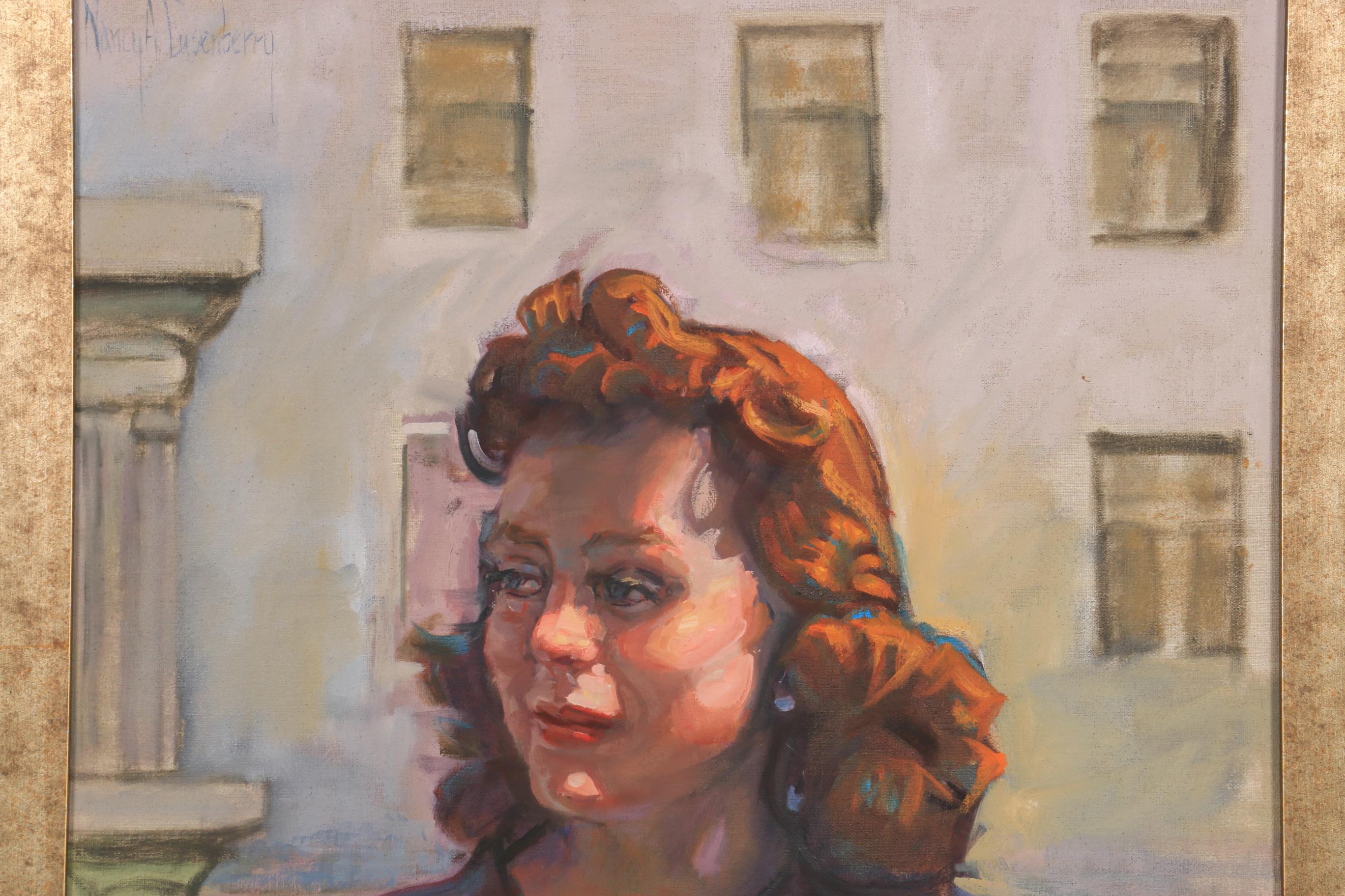 Nancy A. Dusenberry Figural Oil Painting