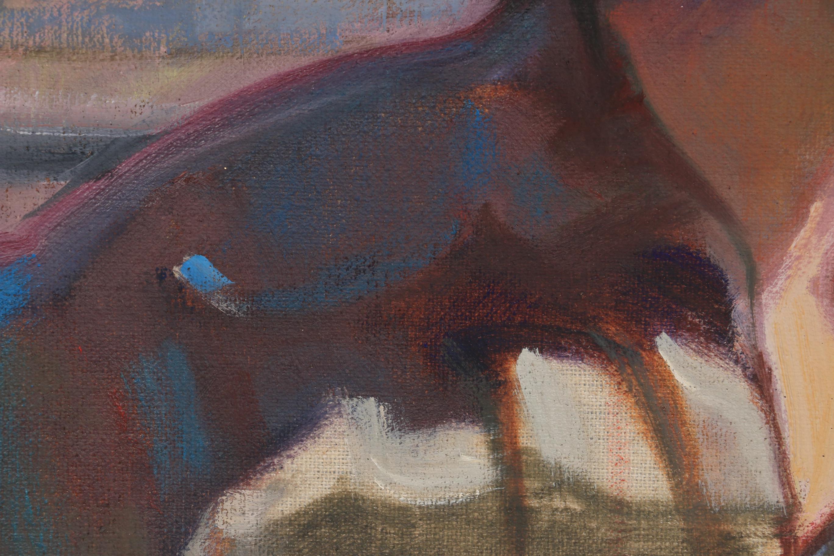 Nancy A. Dusenberry Figural Oil Painting