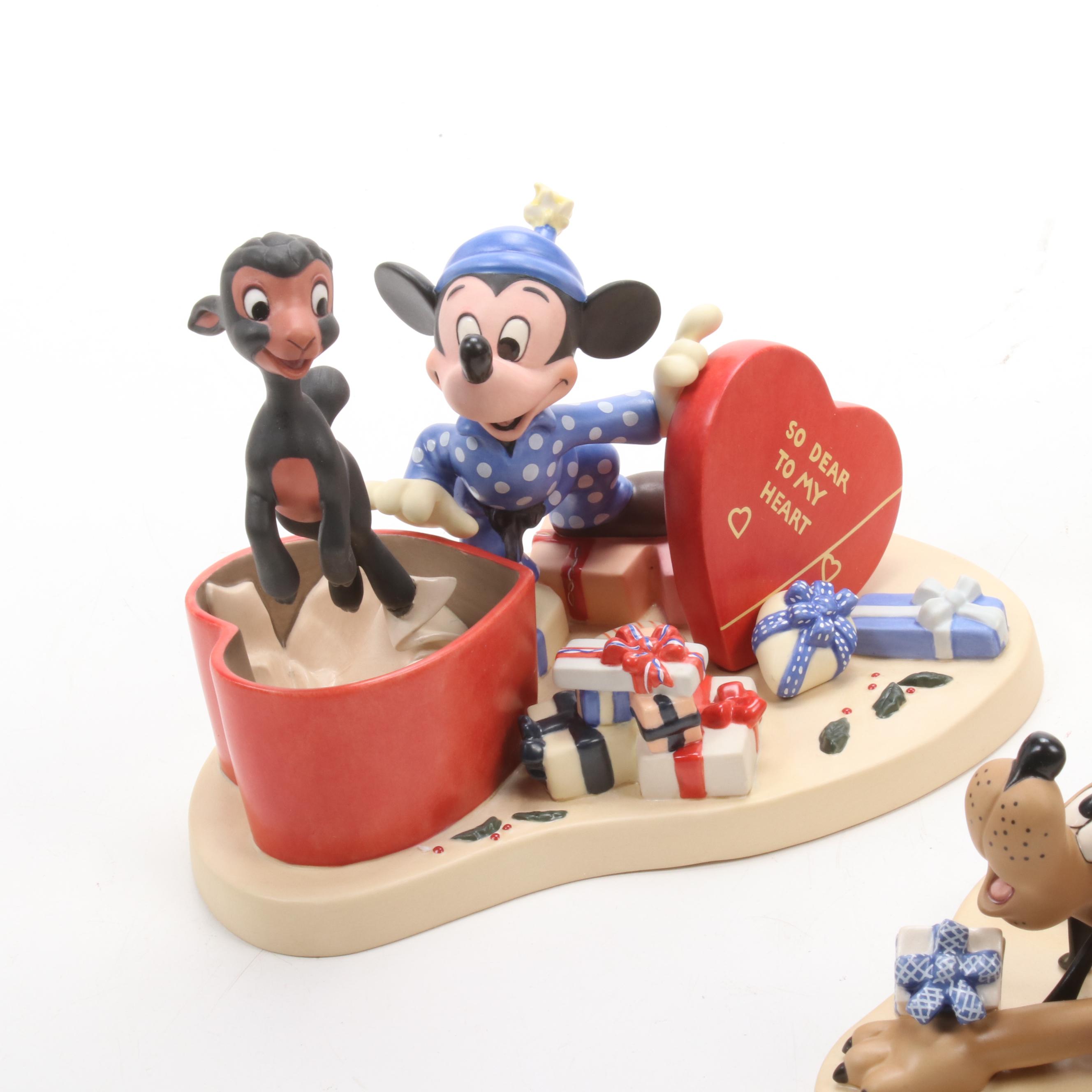 Walt Disney "A Heartfelt Surprise" and "Fantasia Prima Ballerina" Figurines