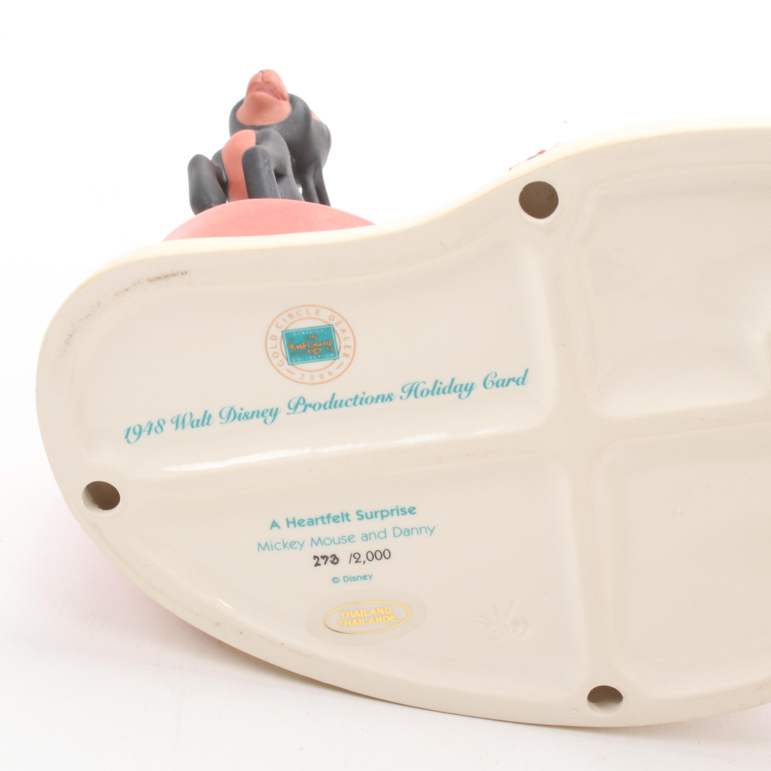 Walt Disney "A Heartfelt Surprise" and "Fantasia Prima Ballerina" Figurines