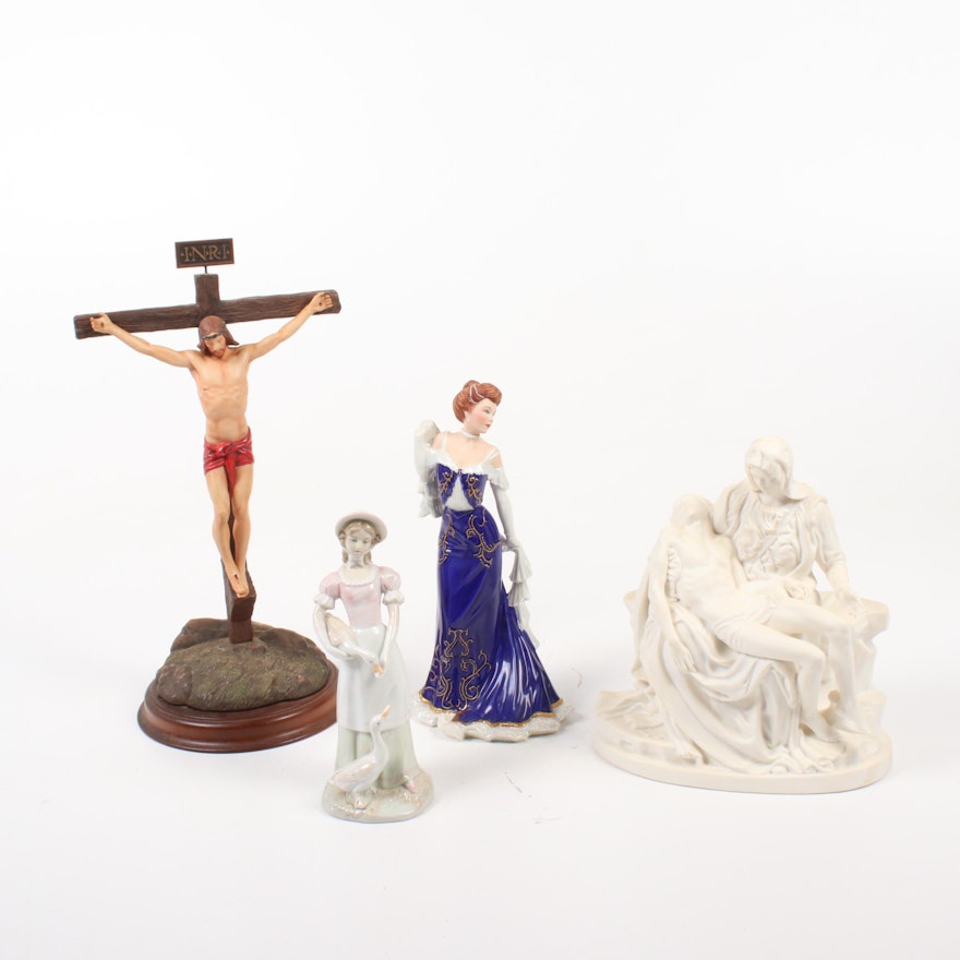 The Franklin Mint Religious and Other Porcelain Figurines