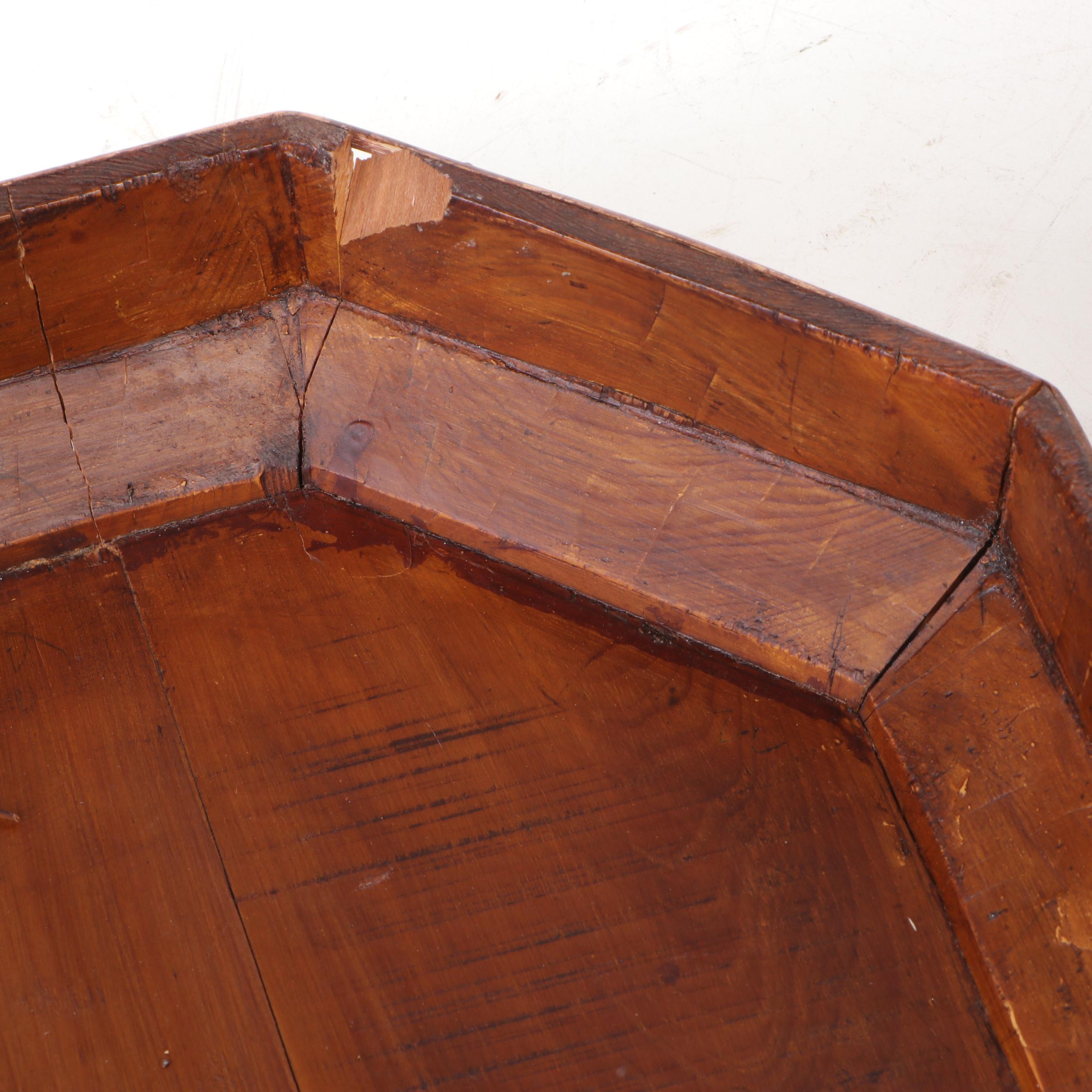 Antique Chinese Bamboo Wedding Basket