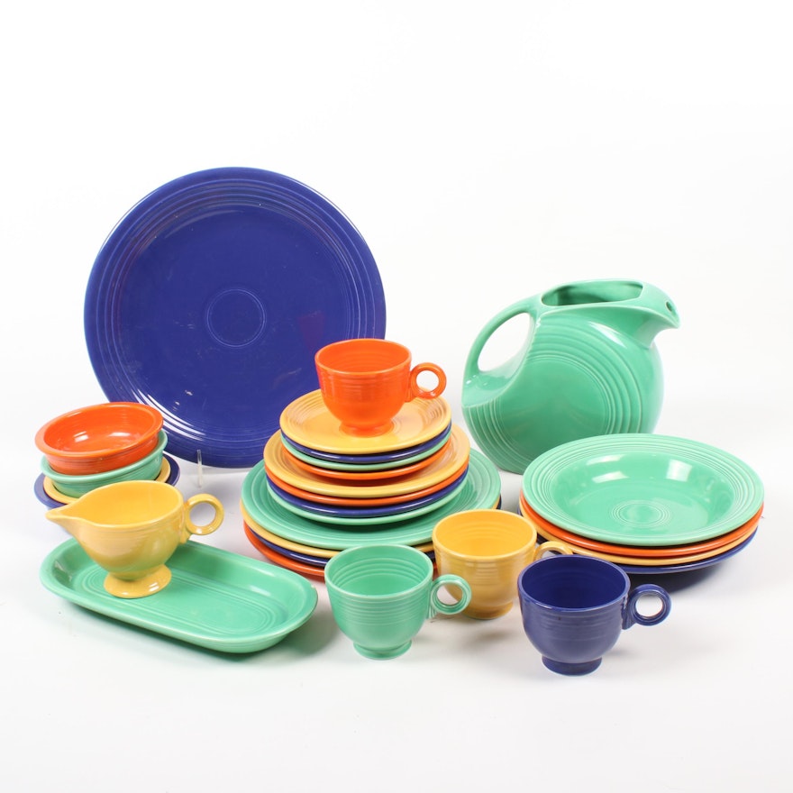 Homer Laughlin "Fiesta" Dinnerware, Mid to Late 20th Century