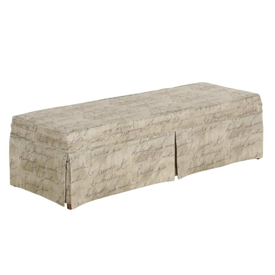 Contemporary Upholstered Bed Bench