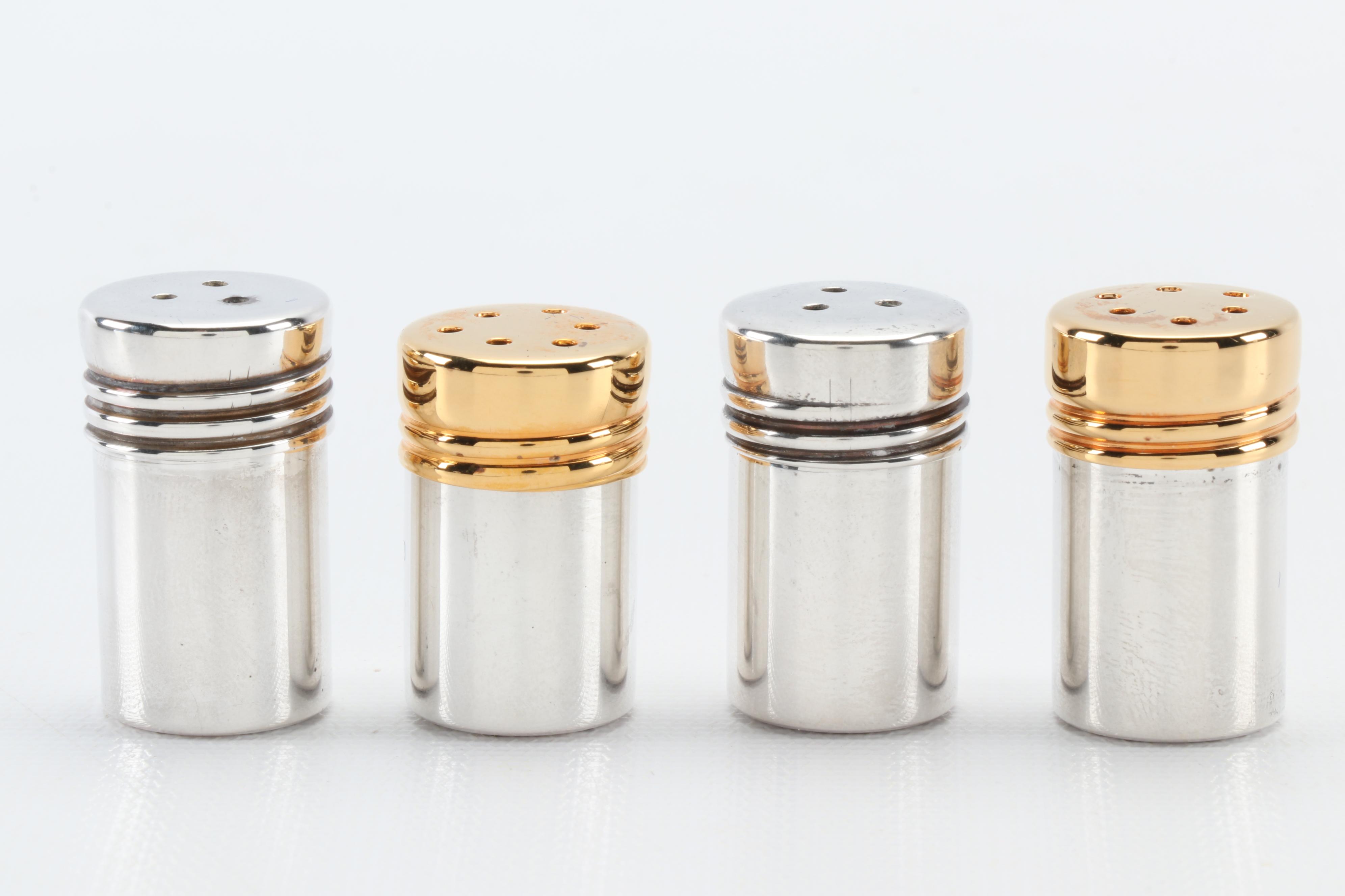 Tiffany & Co. Sterling Silver Individual Salt and Pepper Shakers