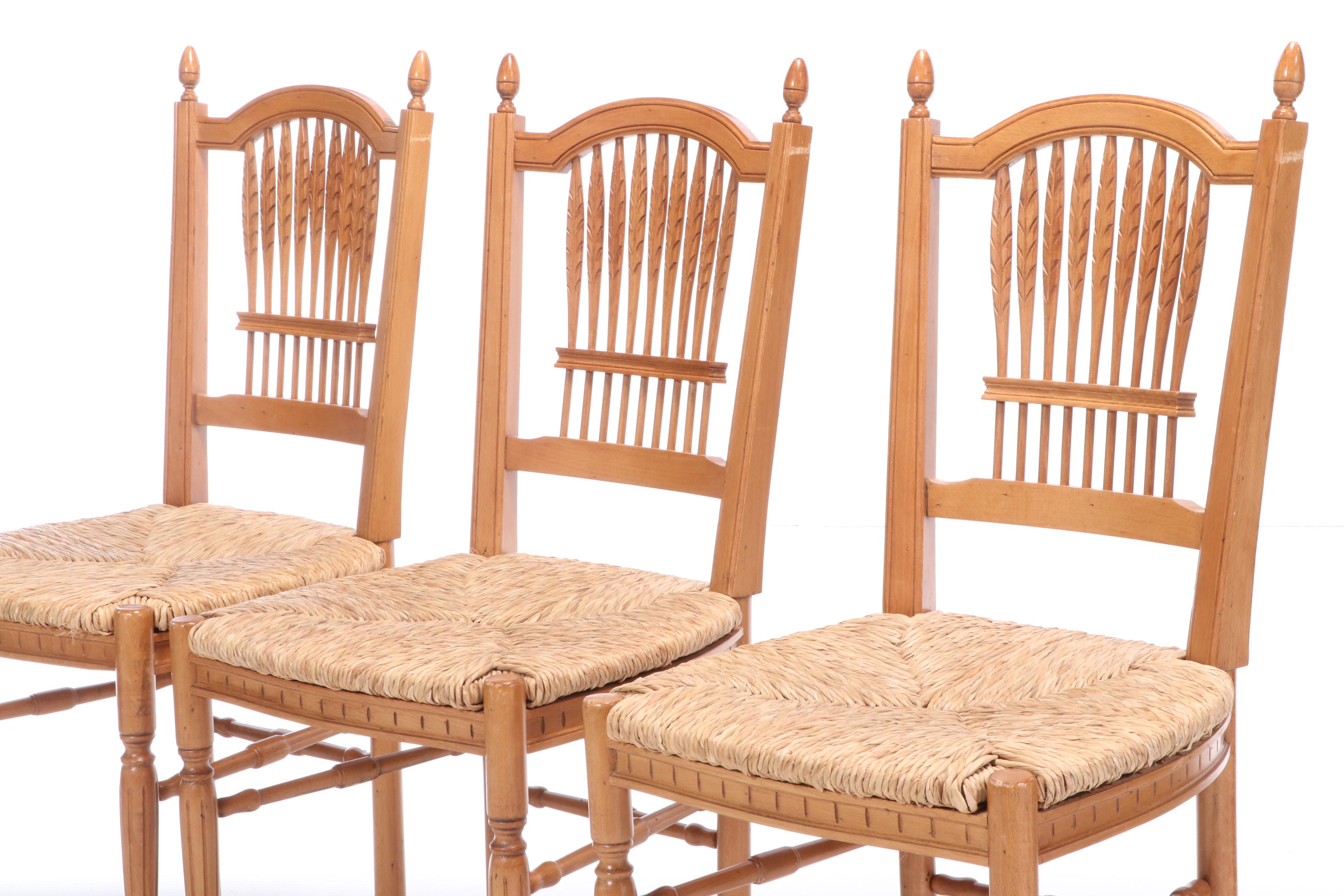 Andre Originals French Provincial Style Beech Barstools