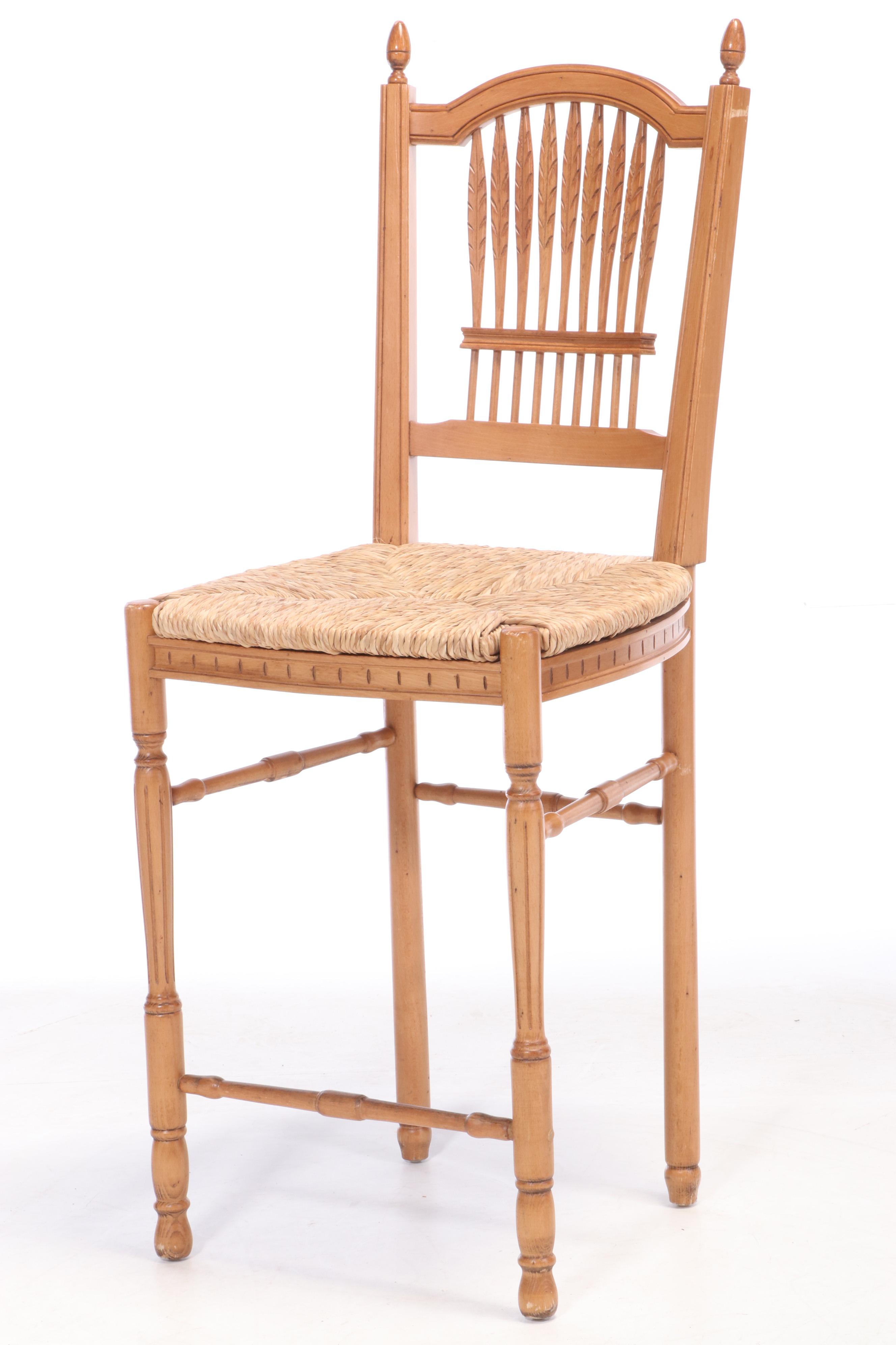 Andre Originals French Provincial Style Beech Barstools