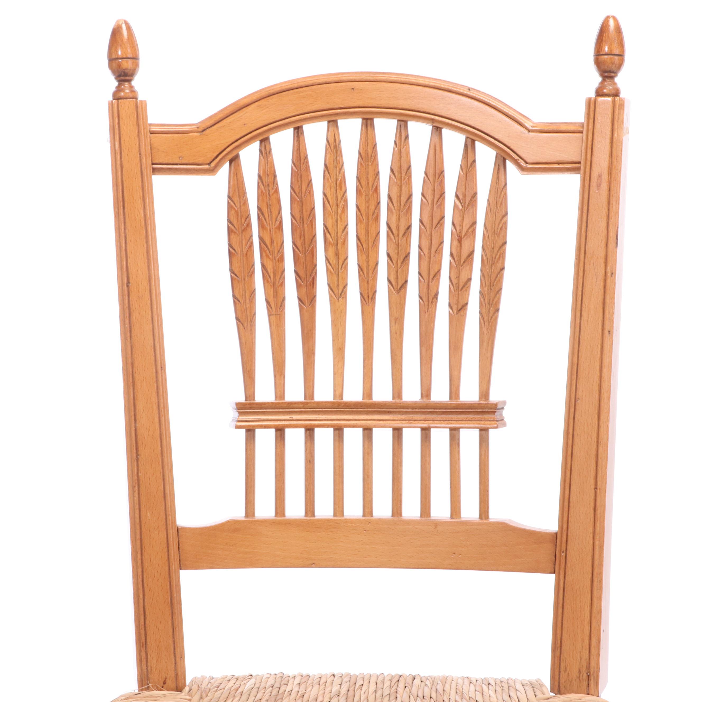 Andre Originals French Provincial Style Beech Barstools