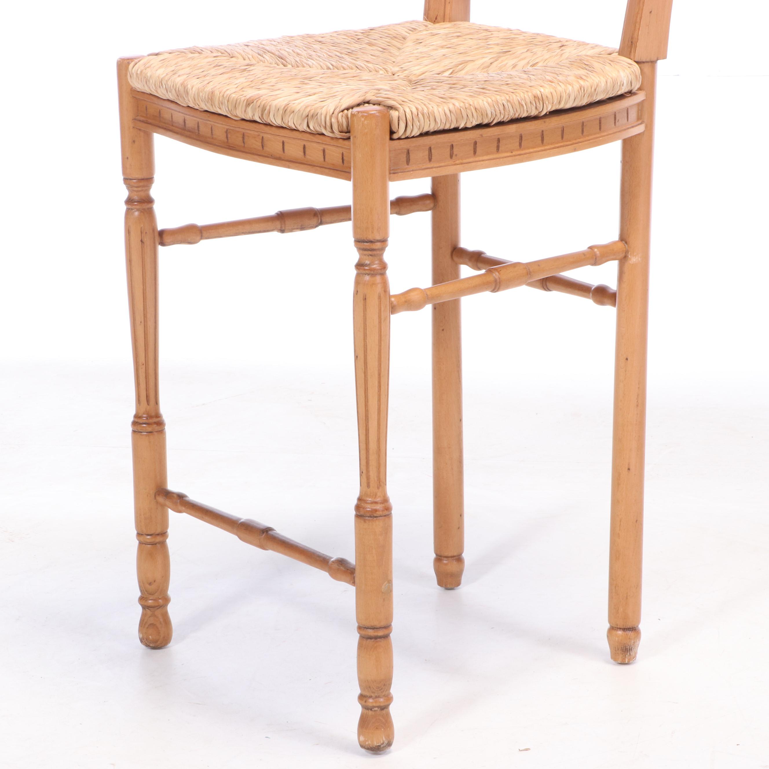 Andre Originals French Provincial Style Beech Barstools