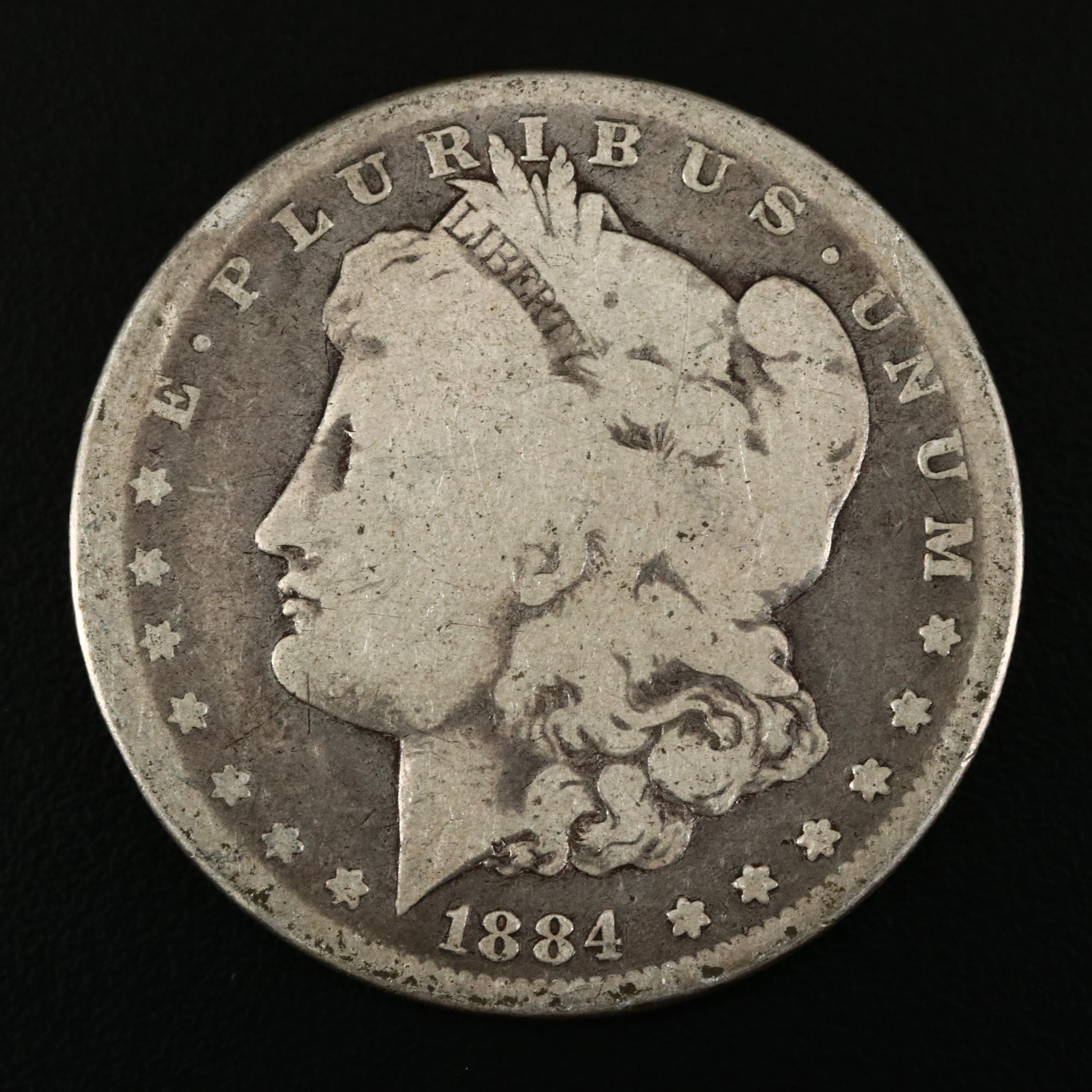 Morgan Silver Dollars Including Better Date 1884-S
