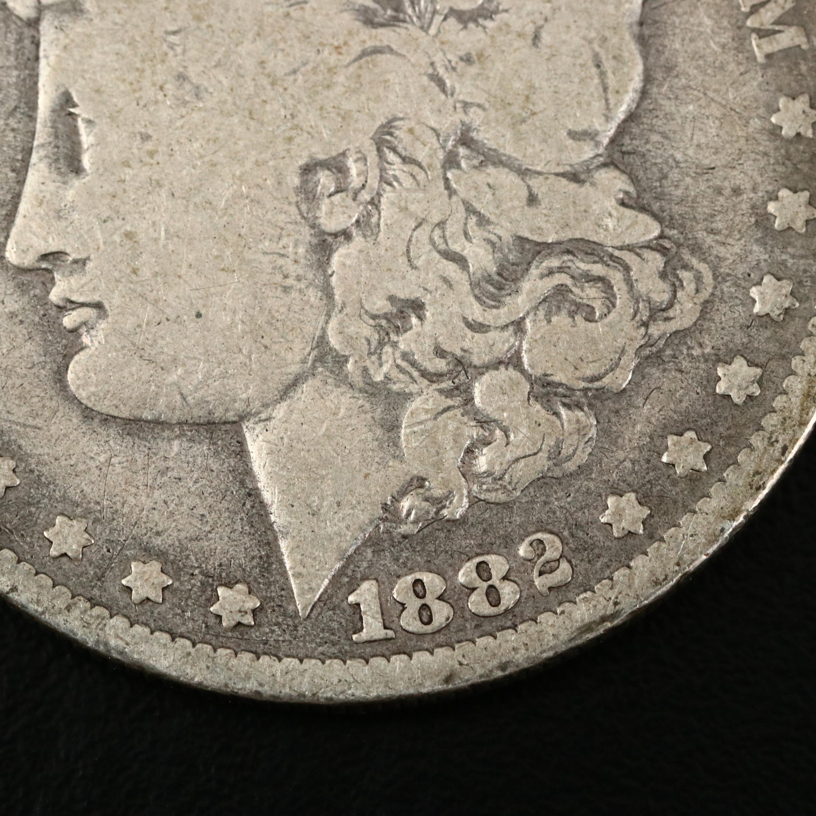 Morgan Silver Dollars Including Better Date 1884-S