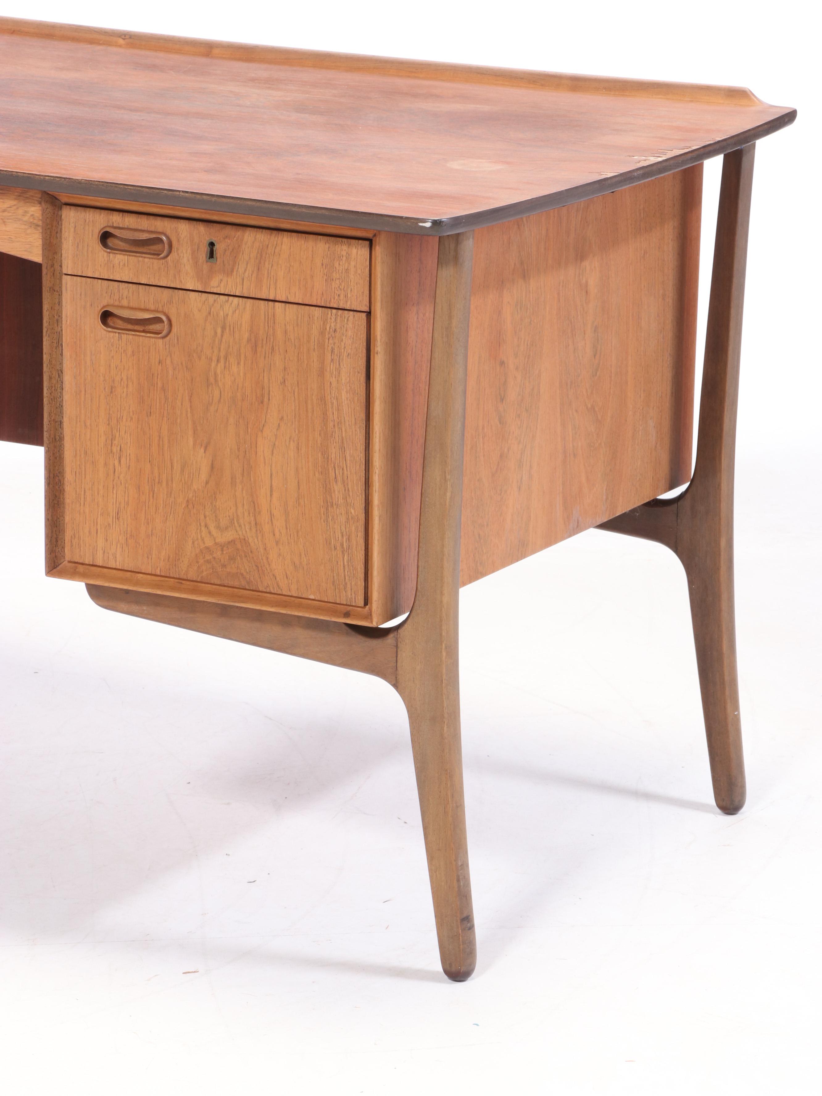 Mid Century Modern Rosewood Desk