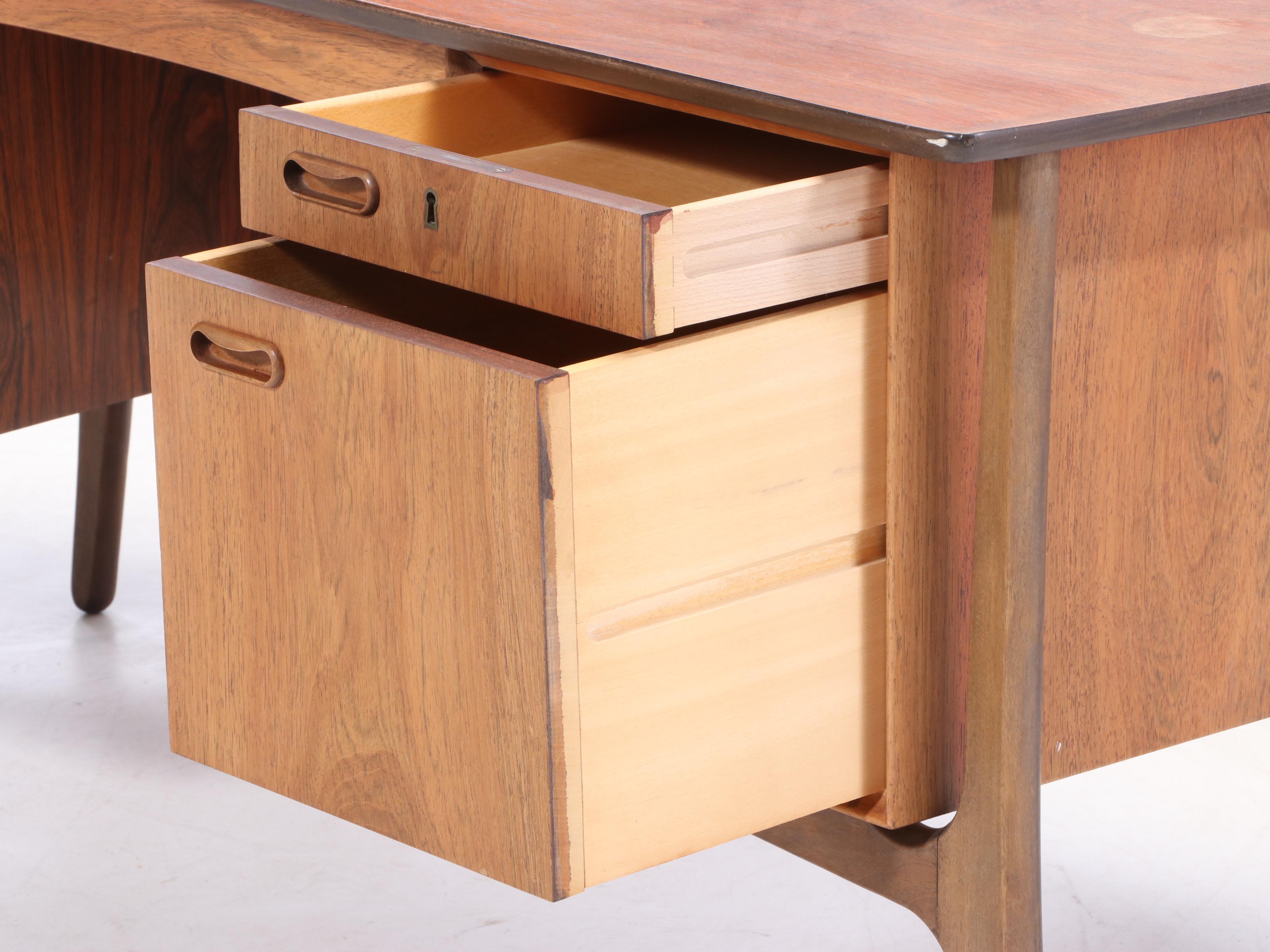 Mid Century Modern Rosewood Desk