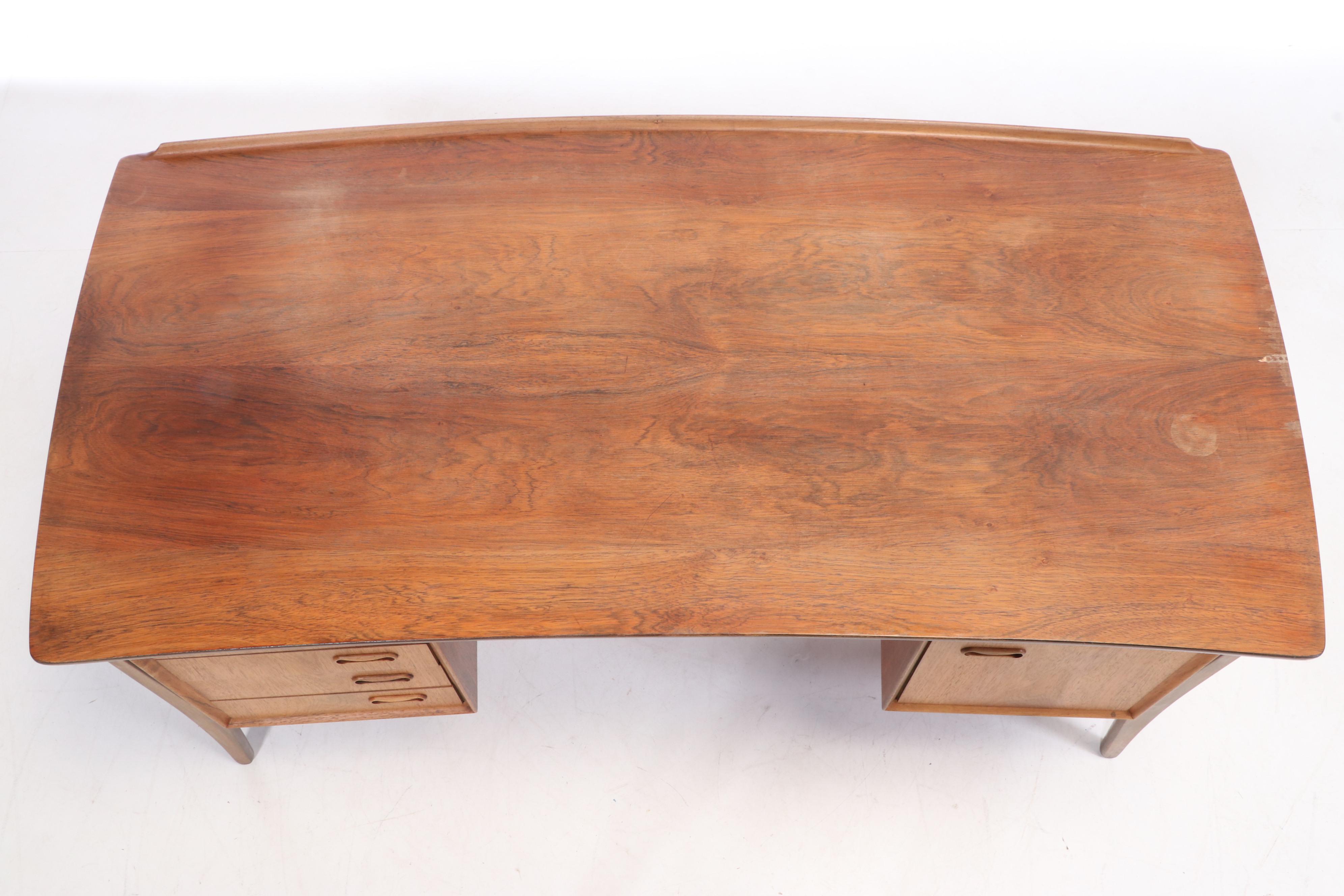 Mid Century Modern Rosewood Desk