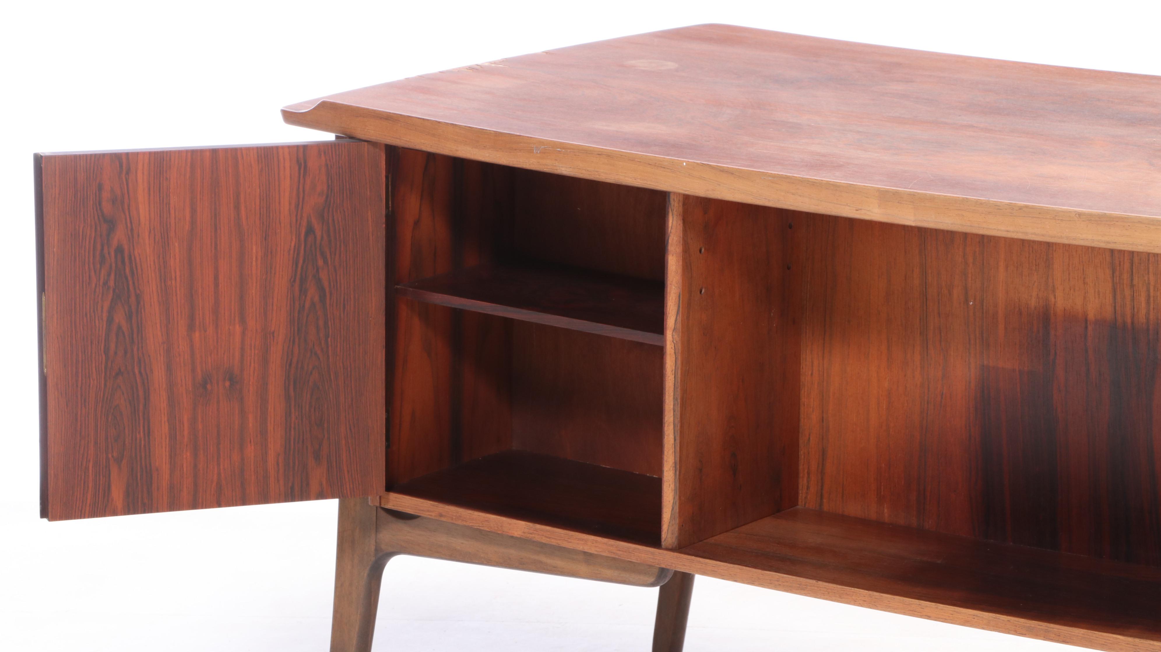 Mid Century Modern Rosewood Desk