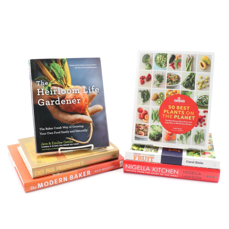 Gardening and Cookbooks featuring "The Heirloom Life Gardener" and Others