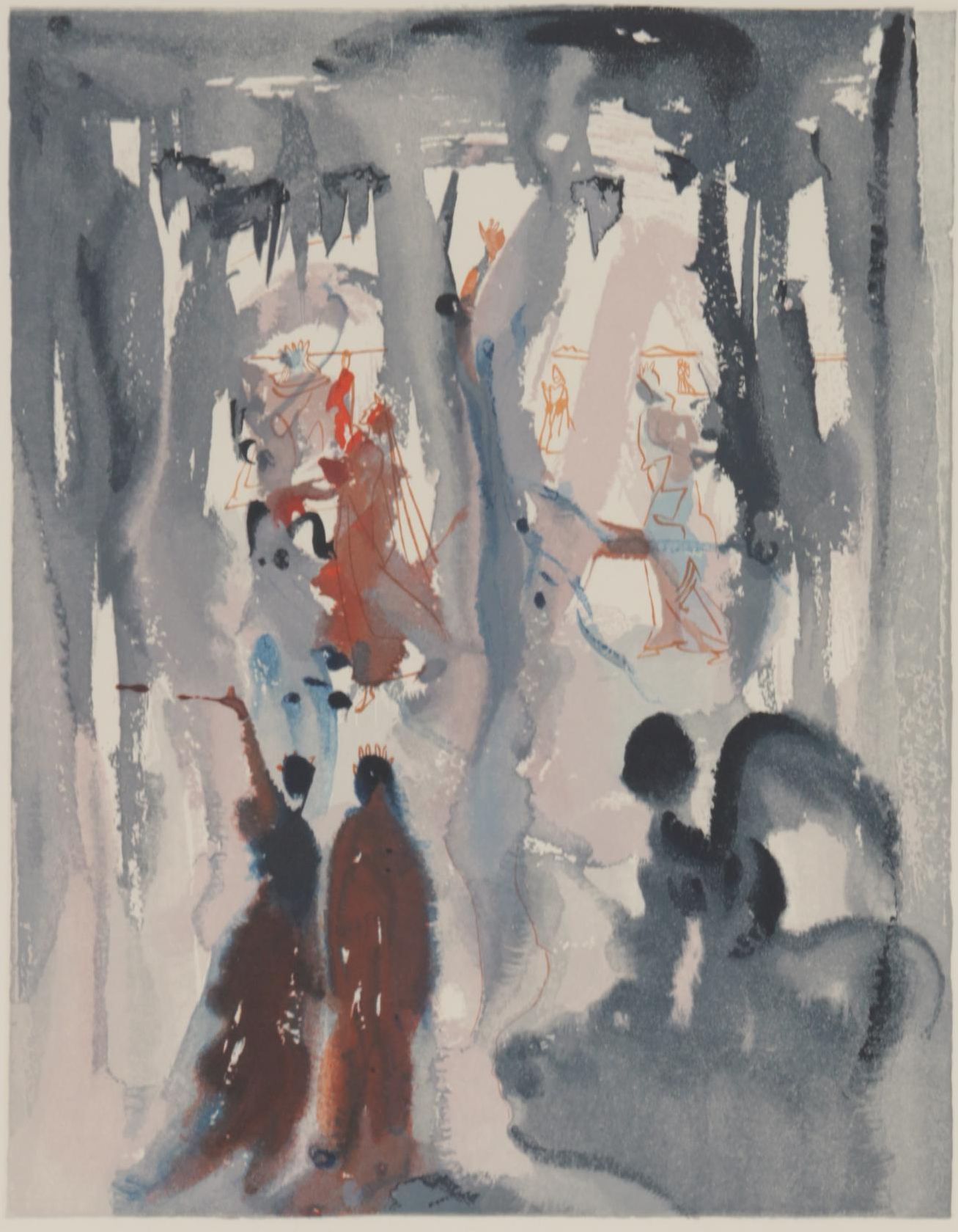 Salvador Dalí Wood Engraving "Heaven Canto 13: Thus Was Earth Created"