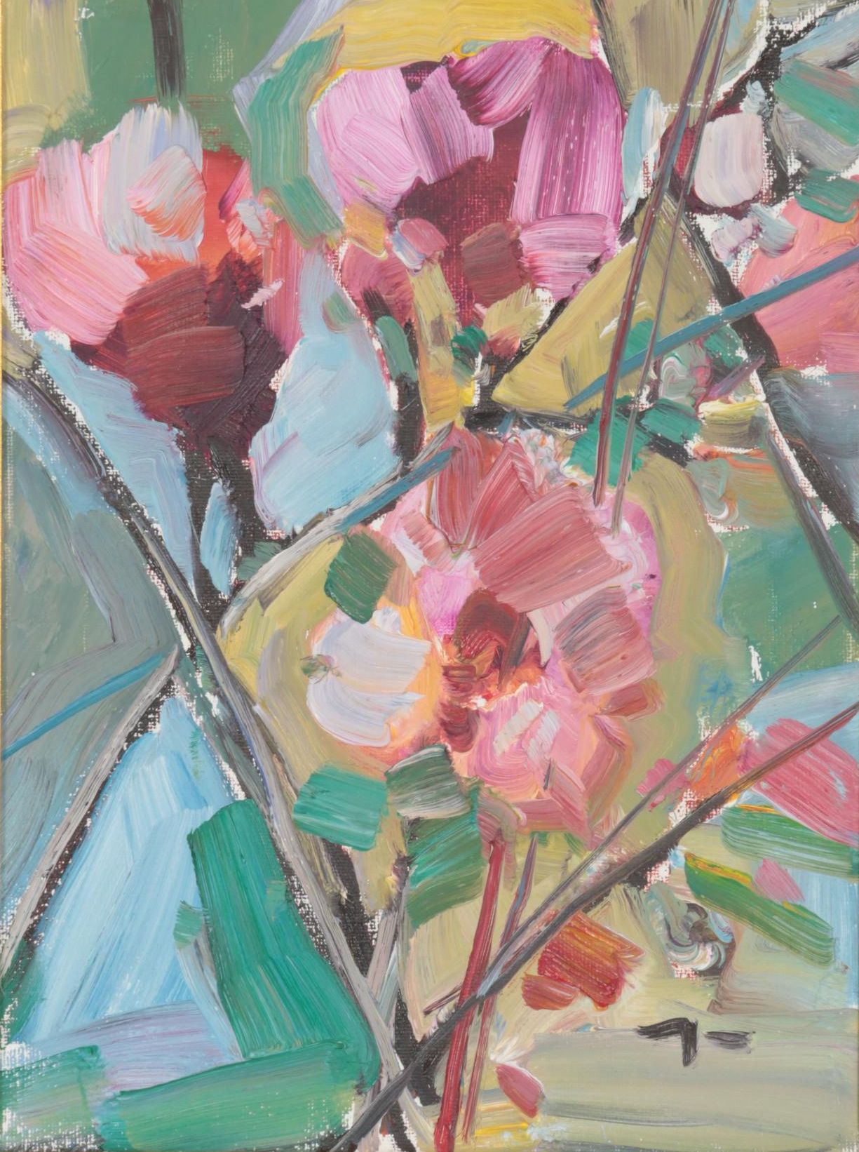 Jose Trujillo Oil Painting "Cherry Blossoms", 2019