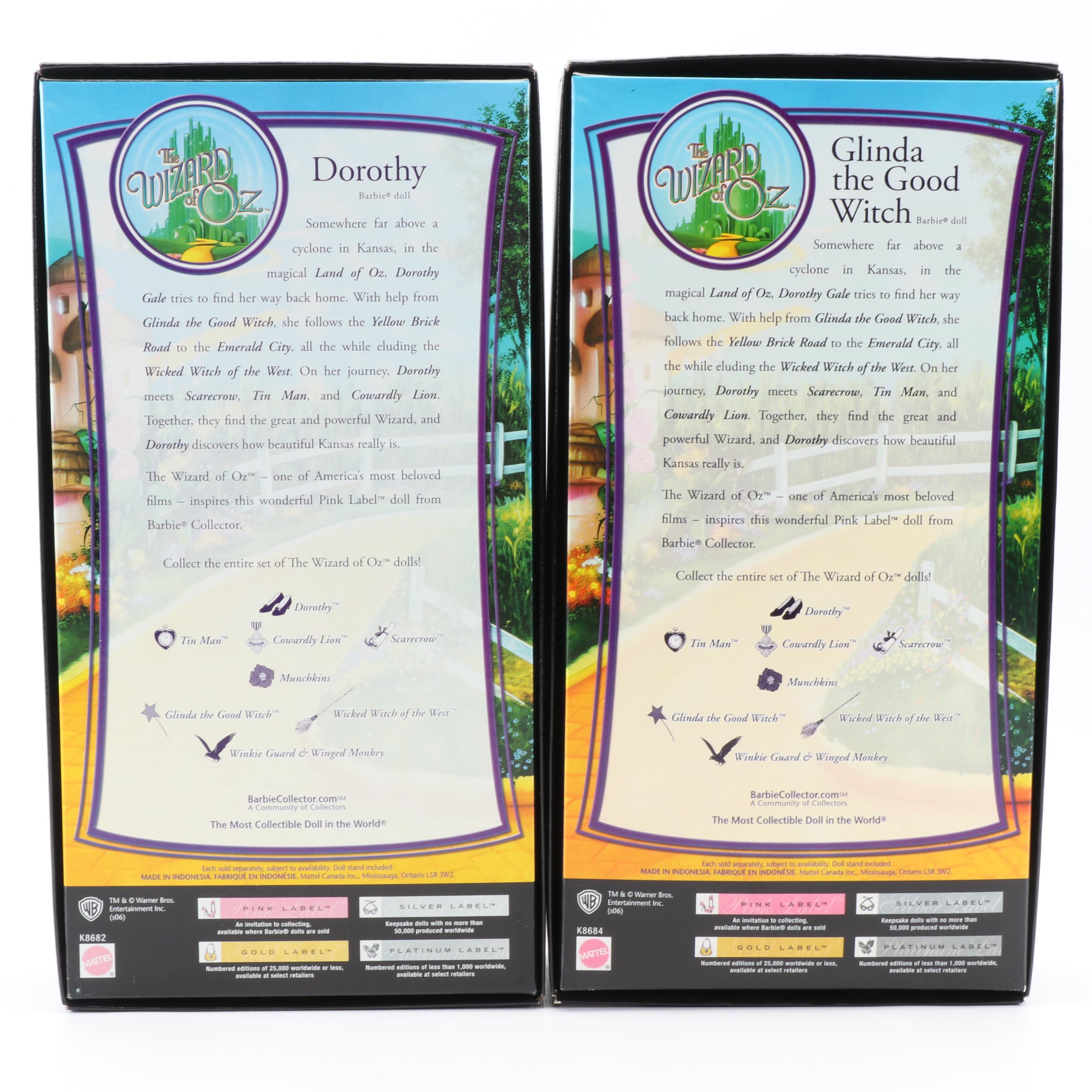 Mattel Barbie Collection of The Wizard of Oz Pink Label