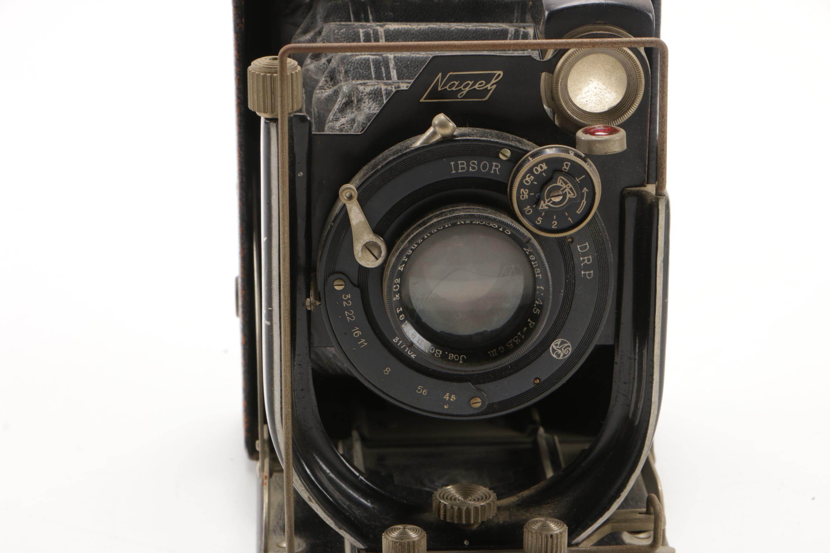 Zeiss Ikon and Nagel German Shutter Folding Cameras, circa 1930s