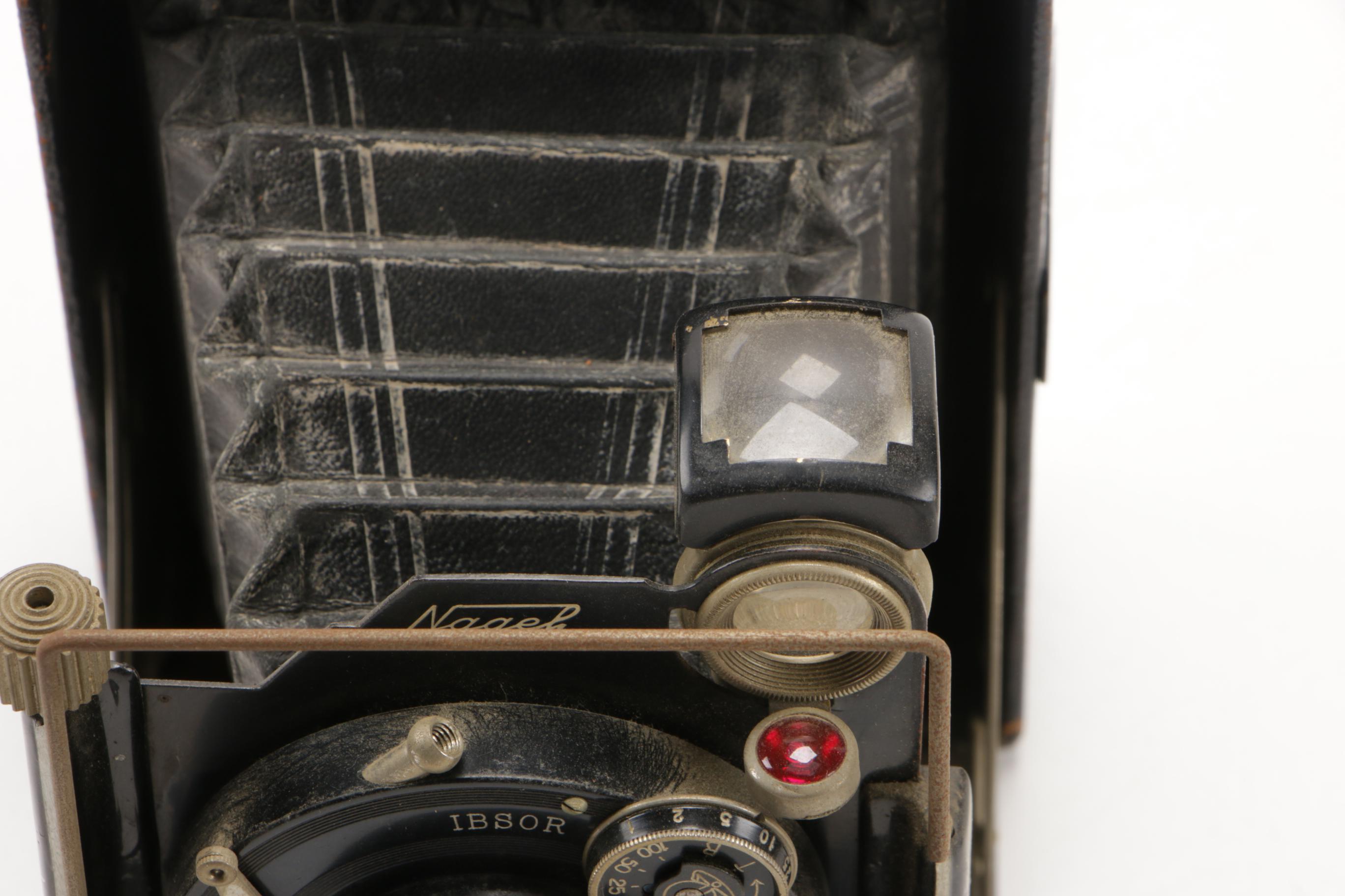 Zeiss Ikon and Nagel German Shutter Folding Cameras, circa 1930s