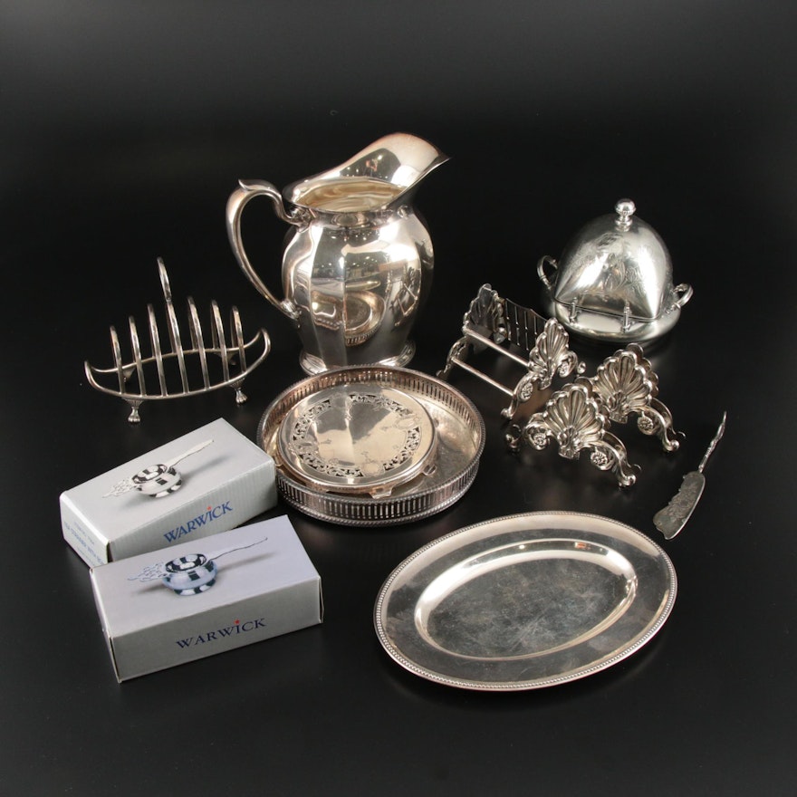 Reed & Barton, Gorham and Other Silver Plate Table Accessories